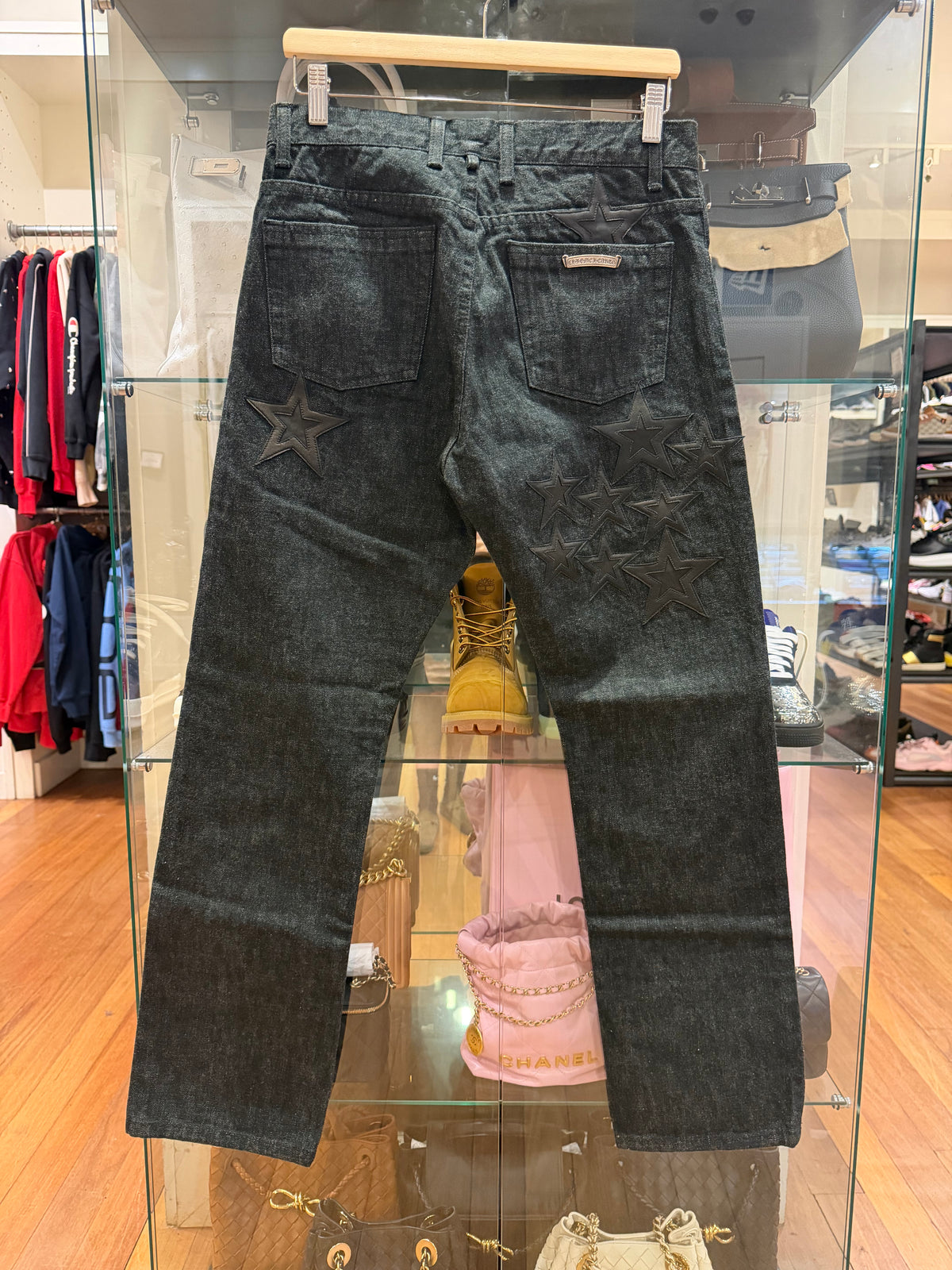 Chrome Hearts ‘Second Chances’ Star Patch Denim Jeans