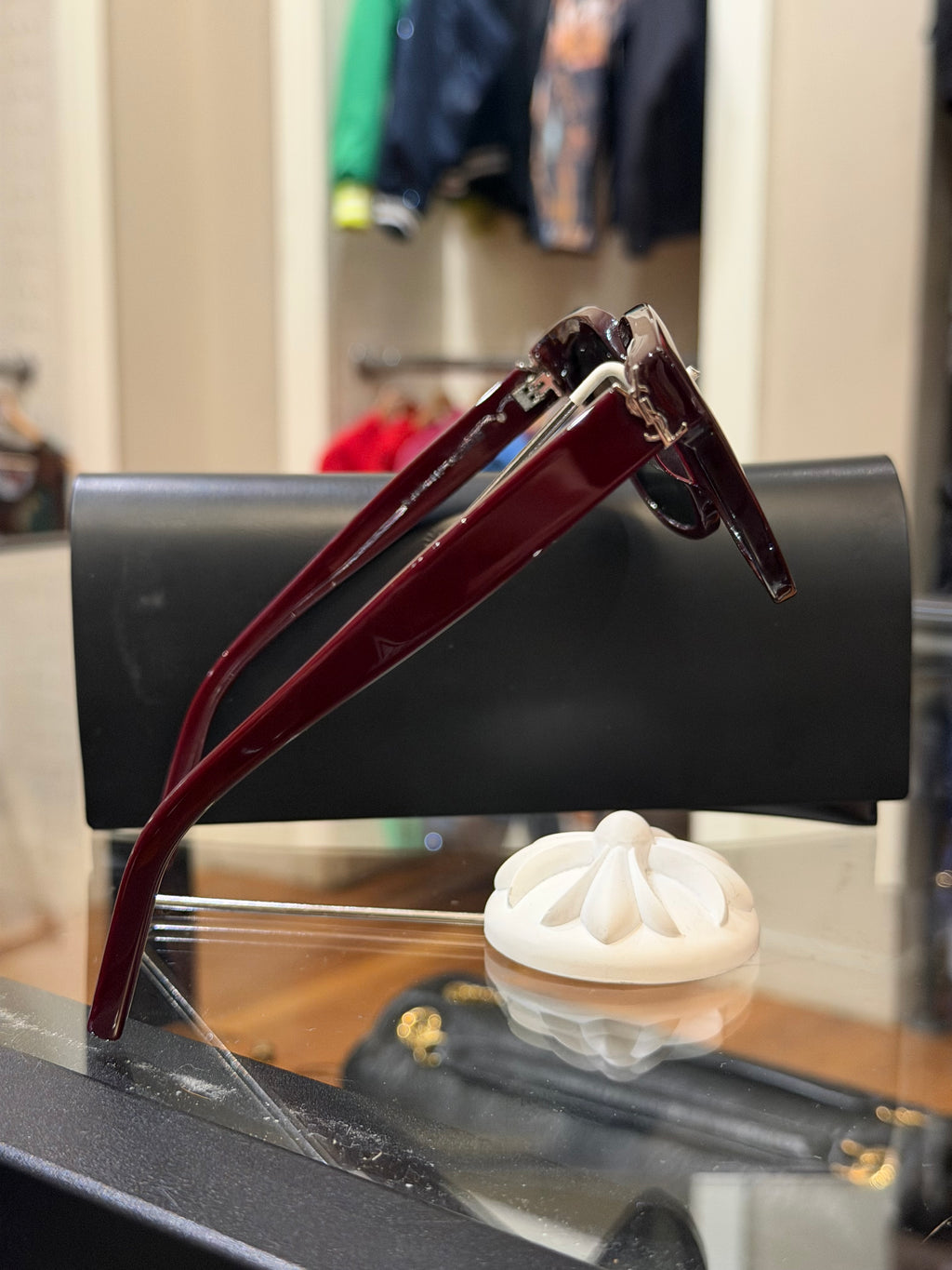 Saint Laurent Acetate Square SL M40 Sunglasses