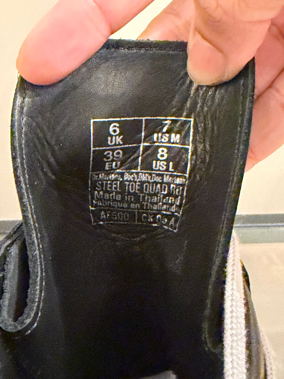 Dr. Martens x Rick Owens Quad Sole Steel Toe Boot