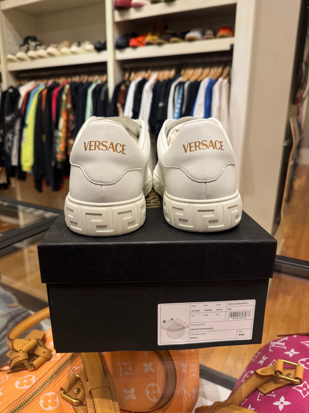 Versace Greca Sneaker - White