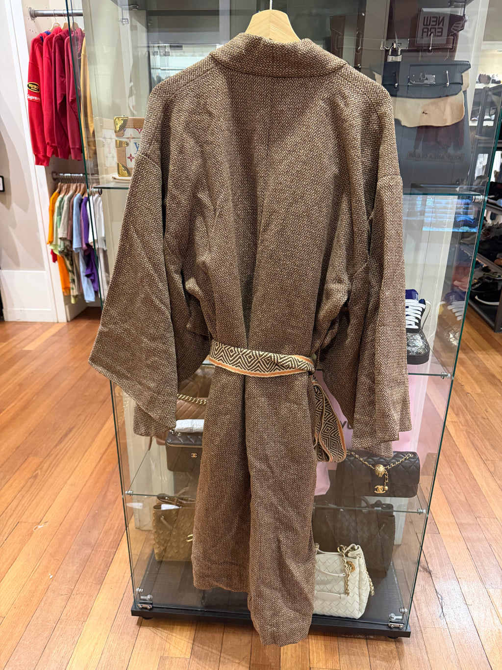 Visvim AW17 Herringbone Yukata Coat