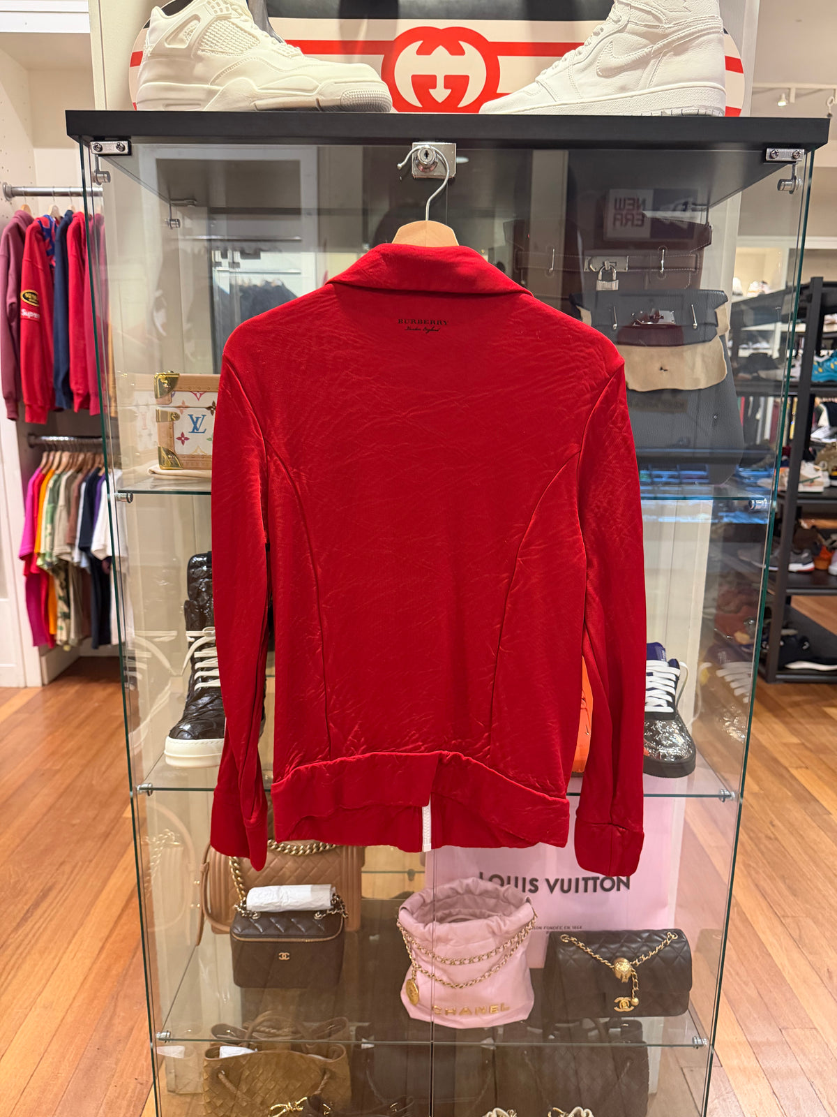 Burberry Track Jacket - Red