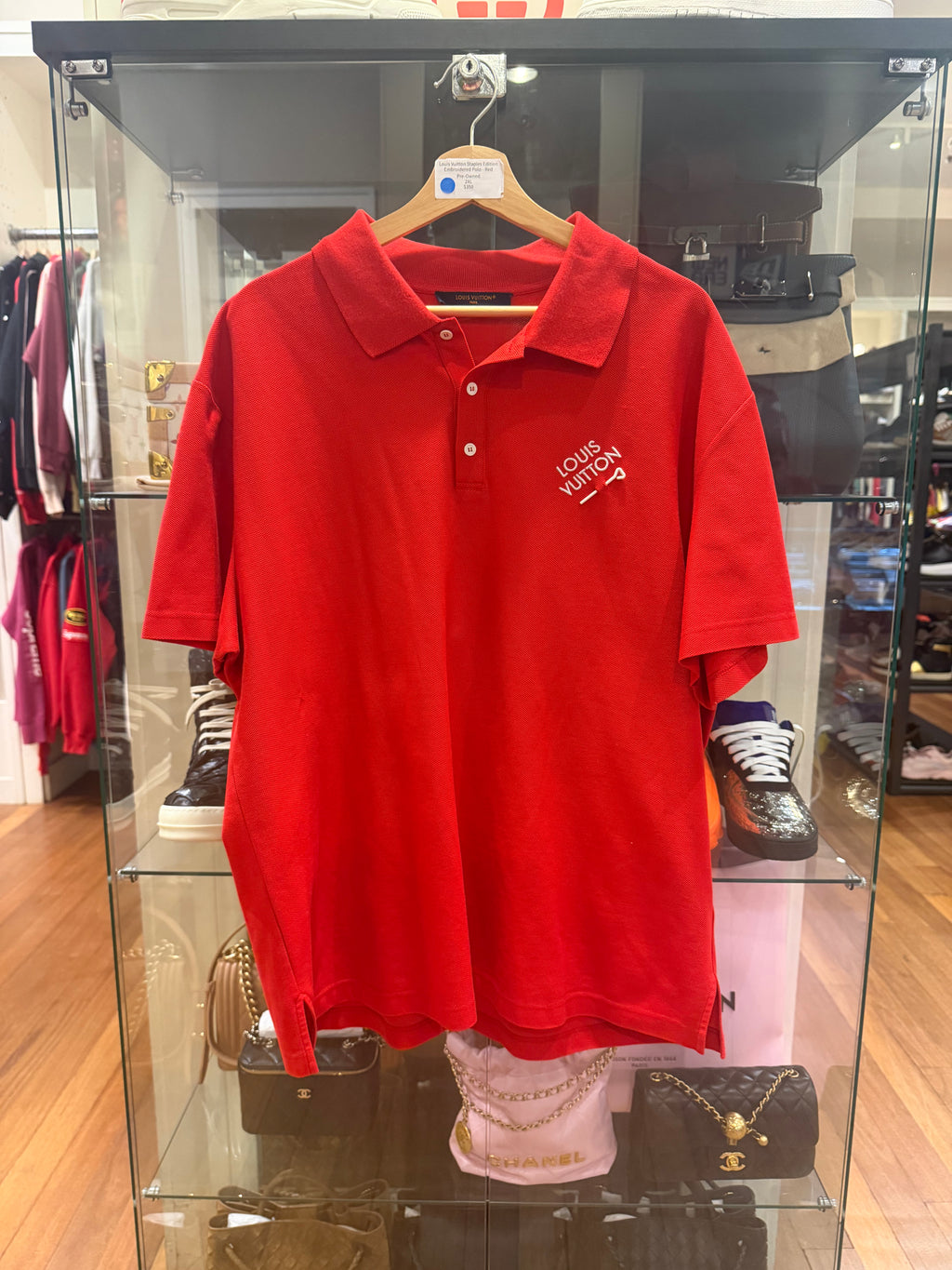 Louis Vuitton Staples Edition
Embroidered Polo - Red