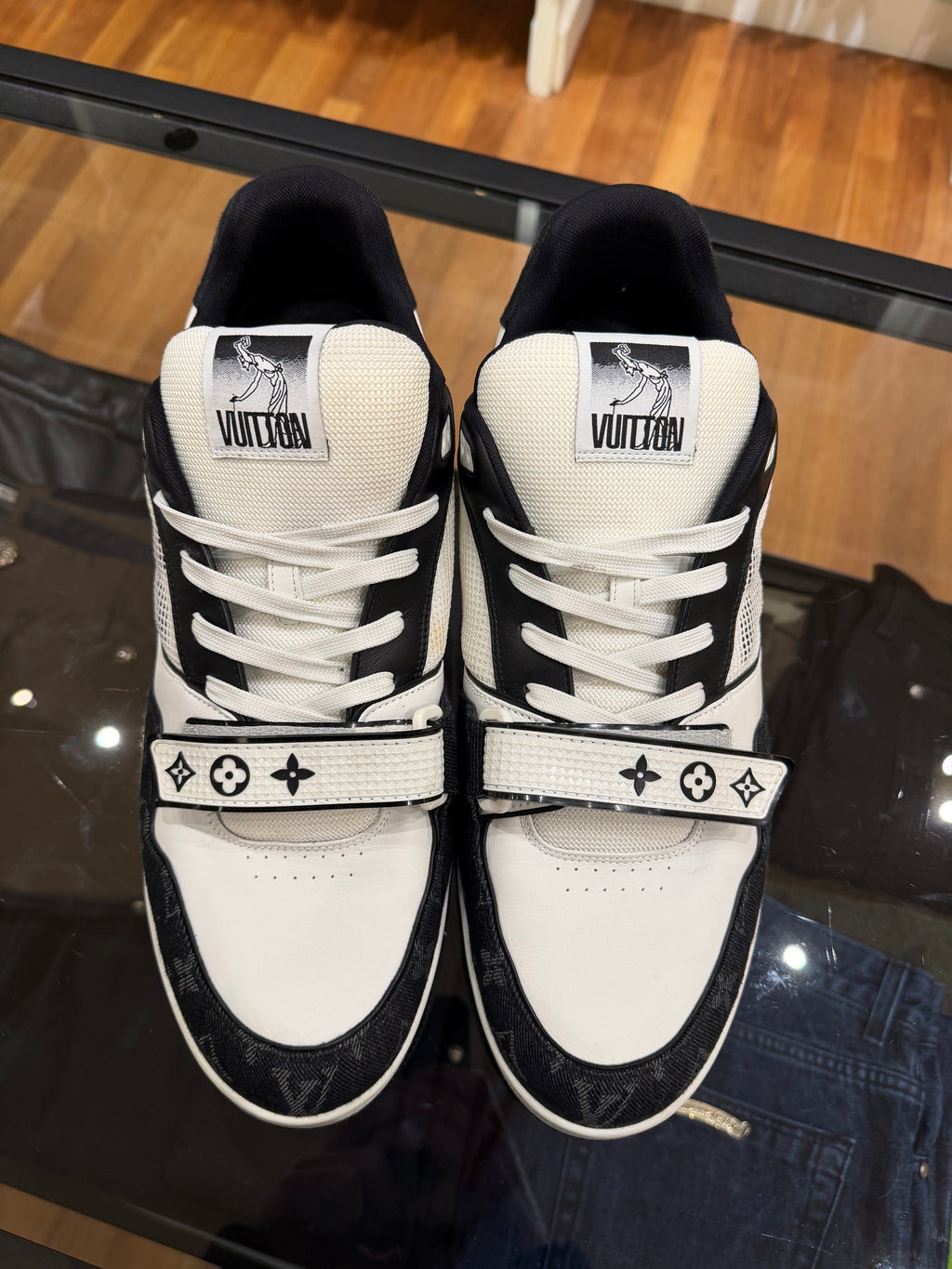 Louis Vuitton LV Trainer Strap Sneaker - White Black