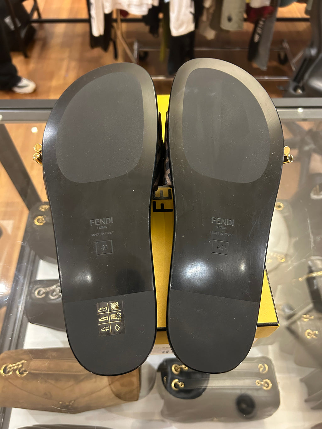 Fendi FF Vertigo Slide Sandals