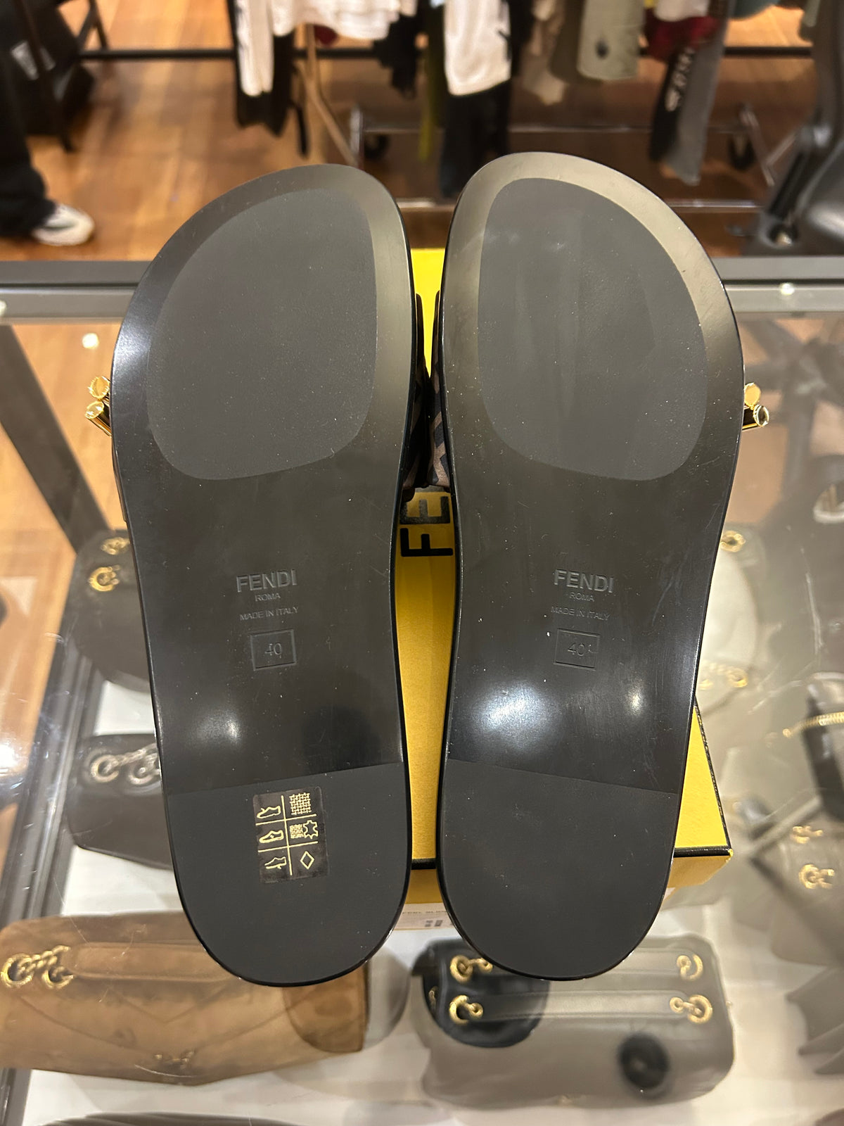 Fendi FF Vertigo Slide Sandals