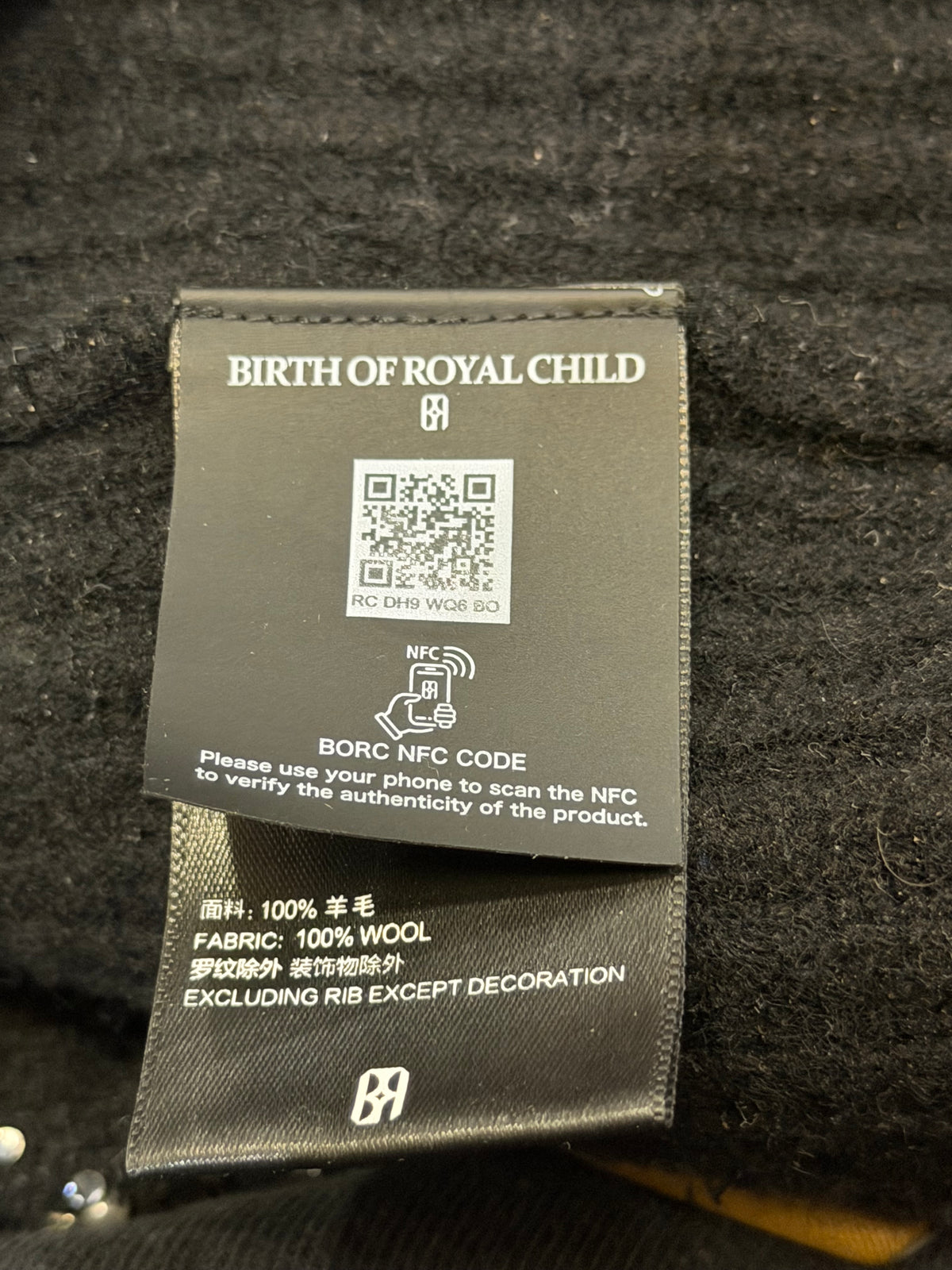 Birth of Royal Child Pearl & Rhinestone Beanie