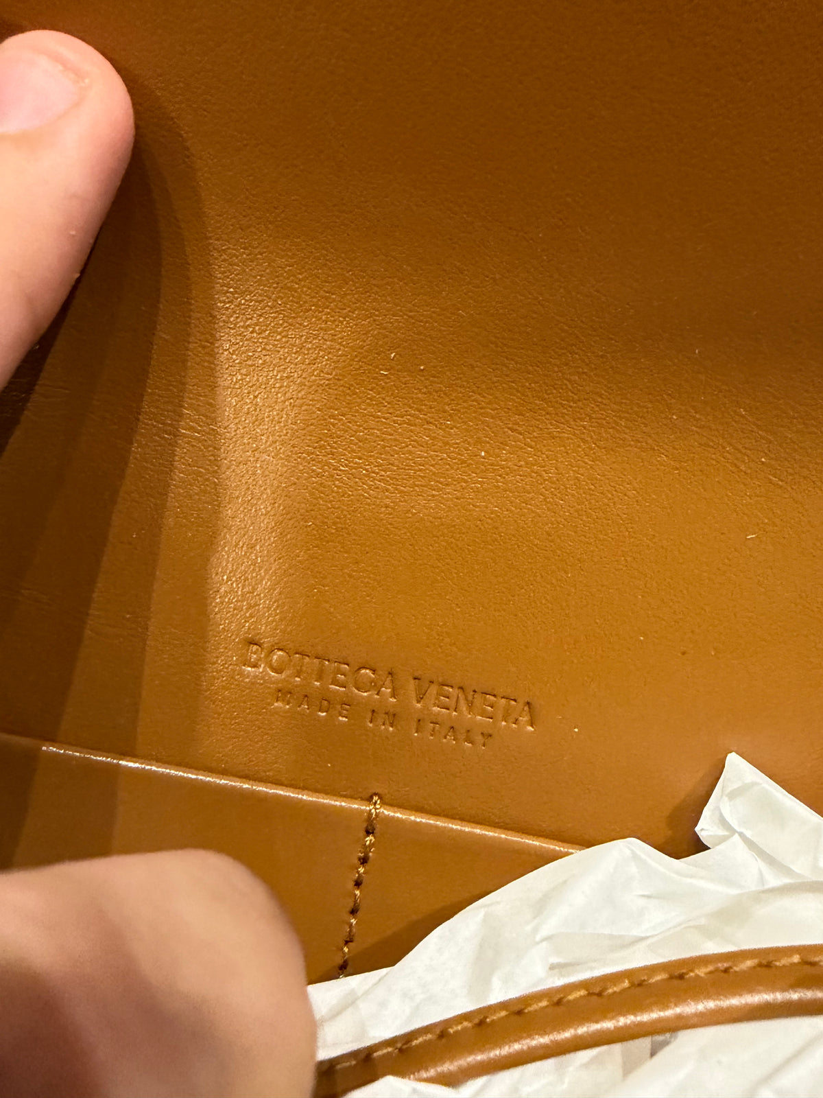 Bottega Veneta Andiamo Intrecciato Suede Clutch - Brown