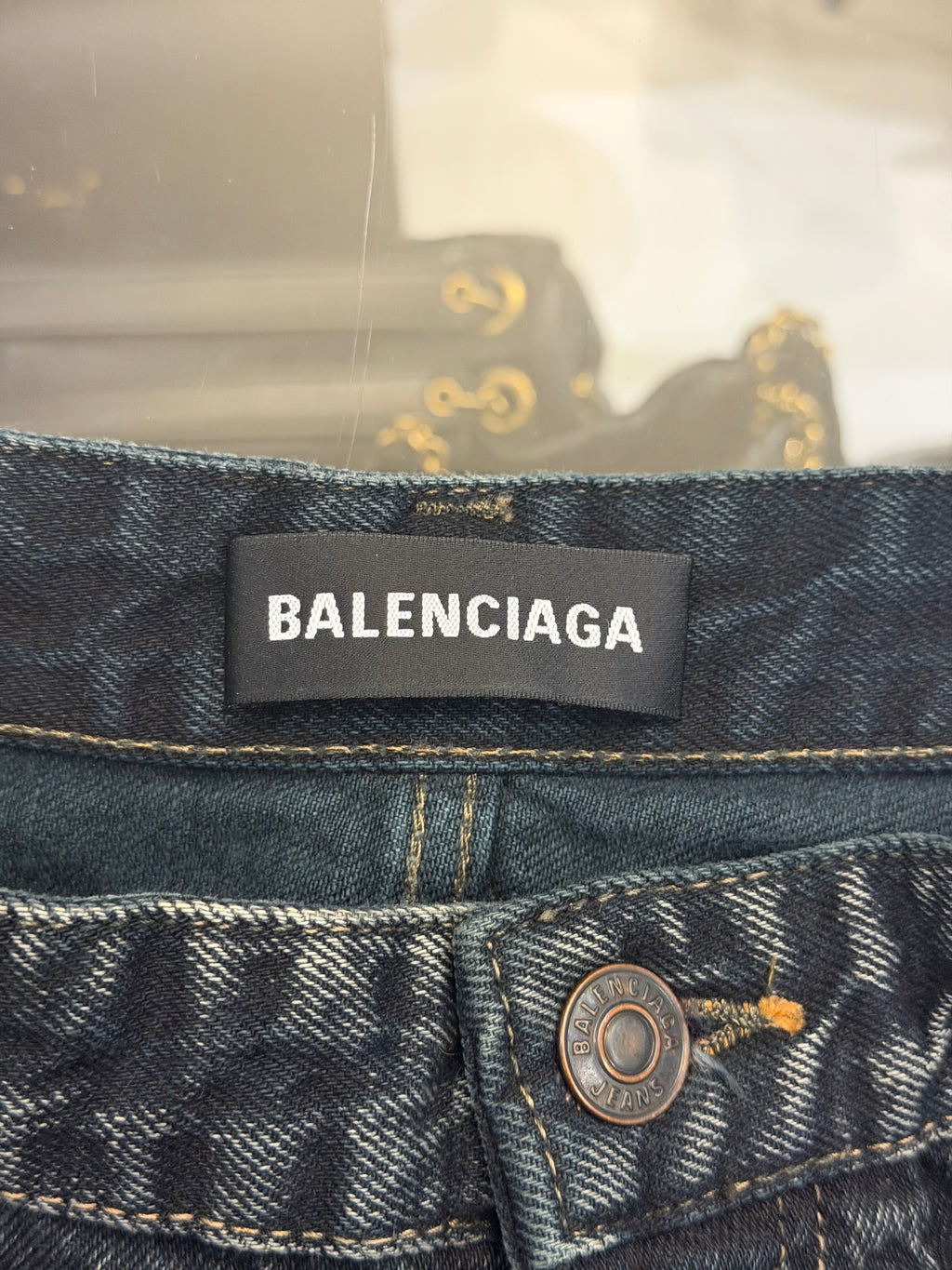 Balenciaga Wide Leg Cargo Jeans