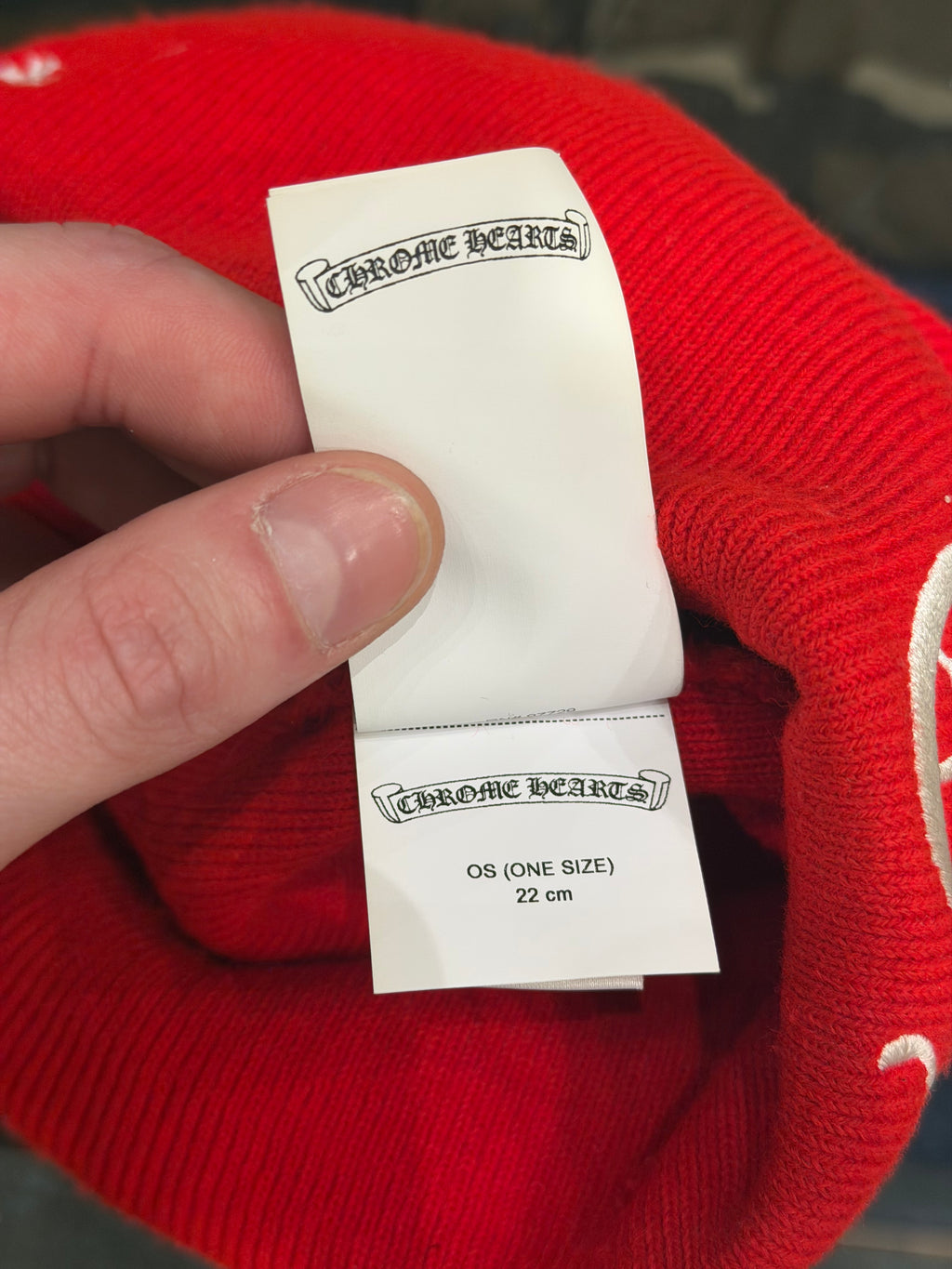 Chrome Hearts CH Beanie - Red