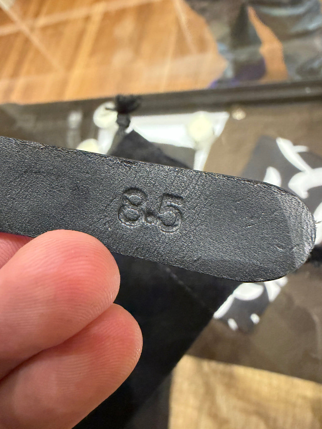 Chrome Hearts Leather Snap Cross Ball Bracelet