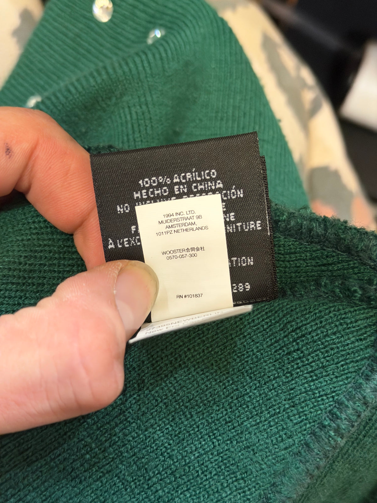 Supreme x New Era Rhinestone Beanie - Green