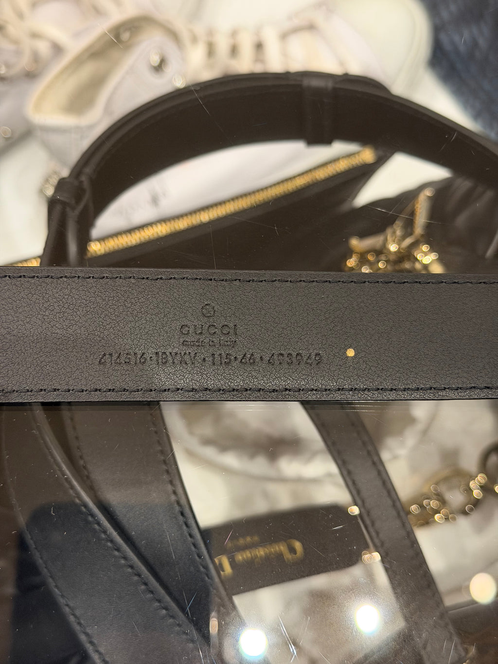 Gucci Double GG Marmont - Black / Green
