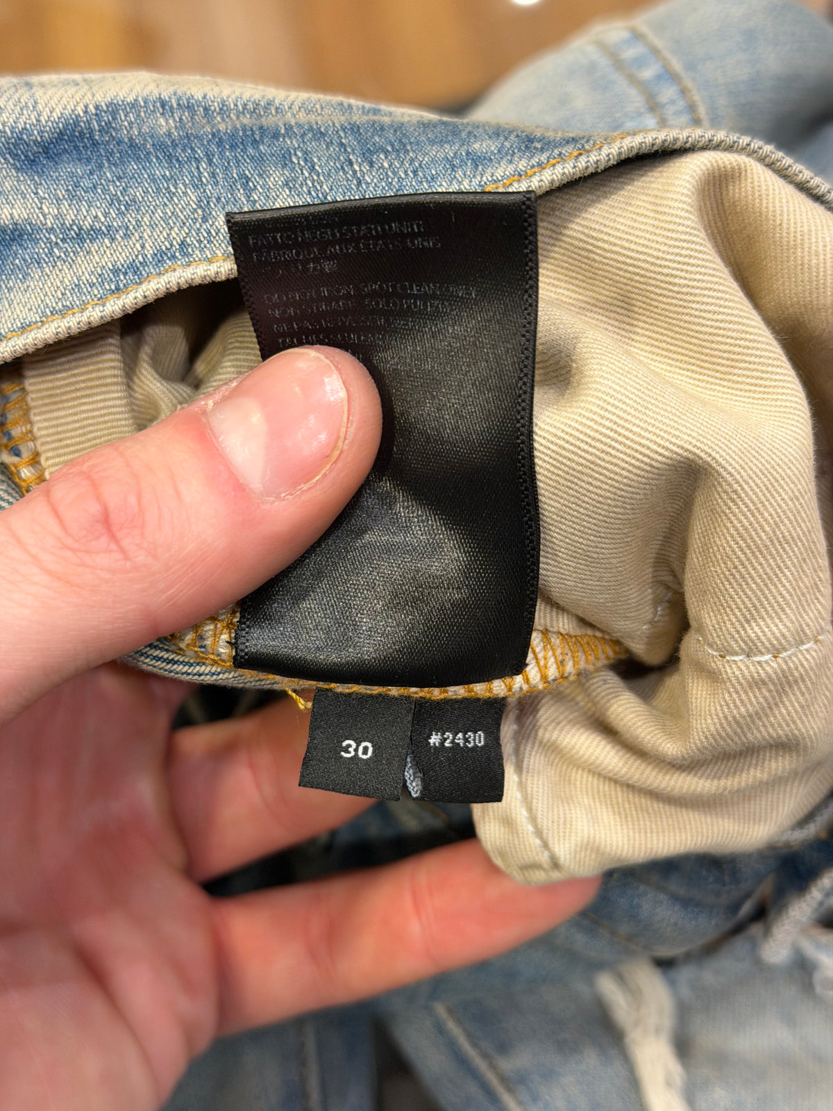 Amiri Thrasher Jeans - Leopard Patches