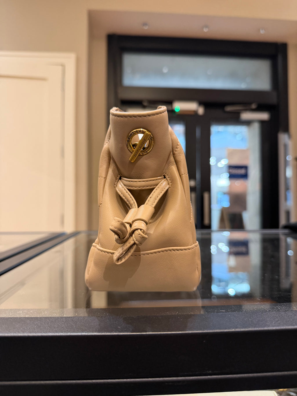 Saint Laurent Mini Jamie Leather Shoulder Bag