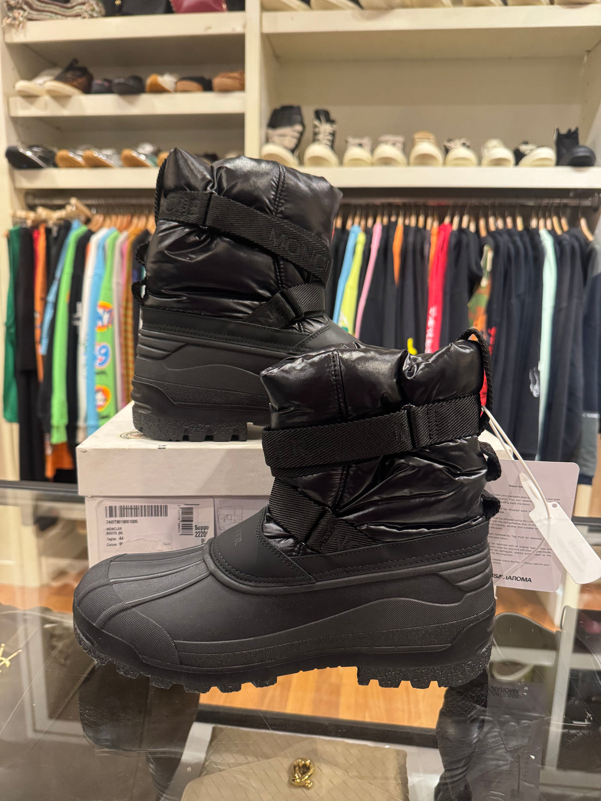 Moncler Summus Belt Boot - Black