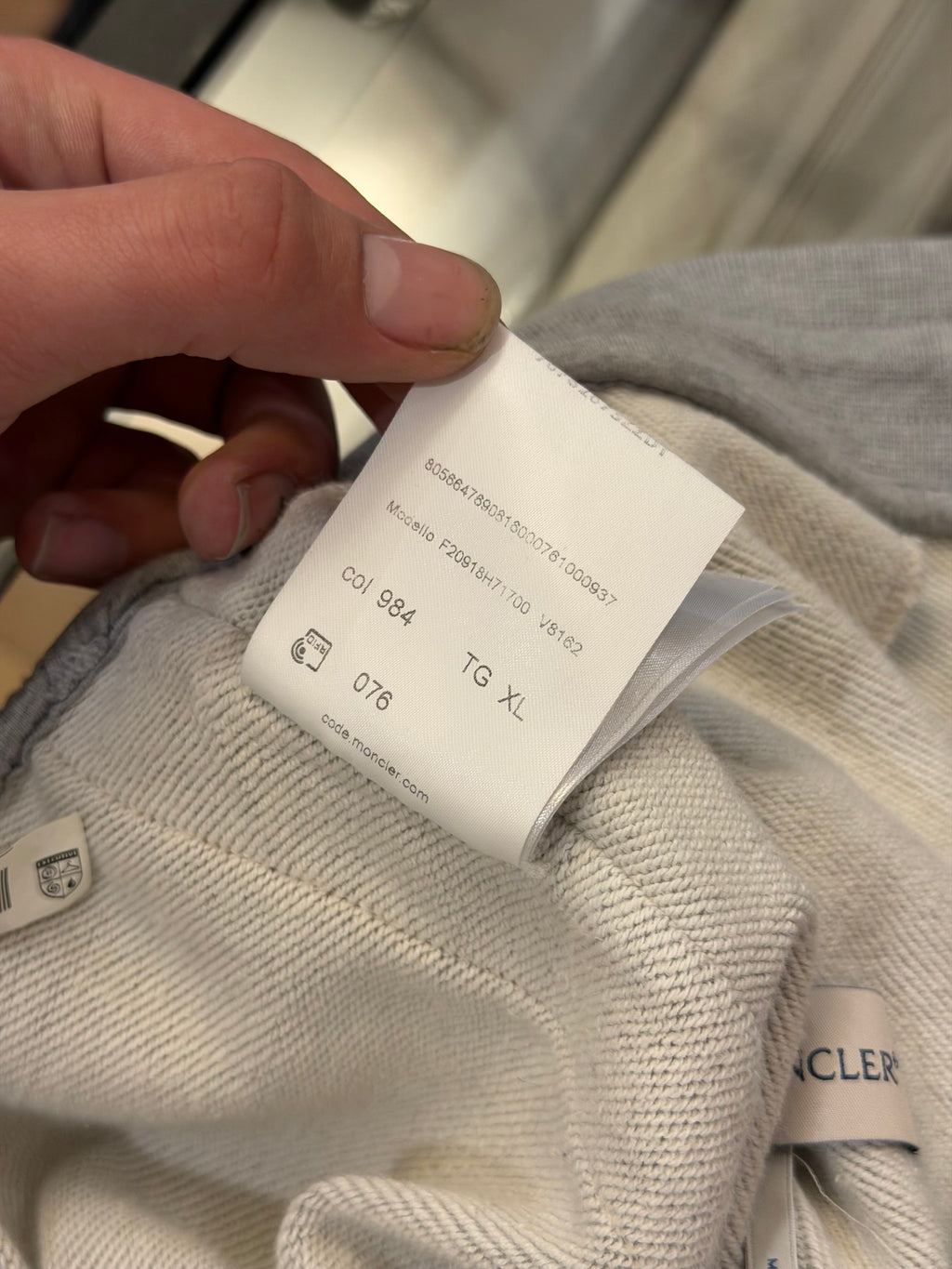 Moncler Taped Sweatpants - Grey