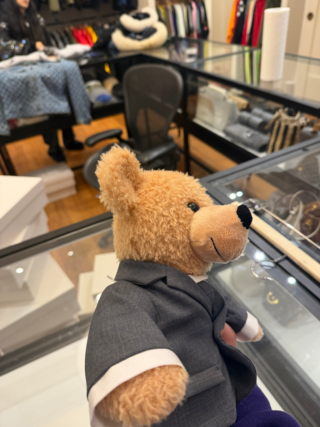 Thom Browne Suited Teddy Bear - Light Fur