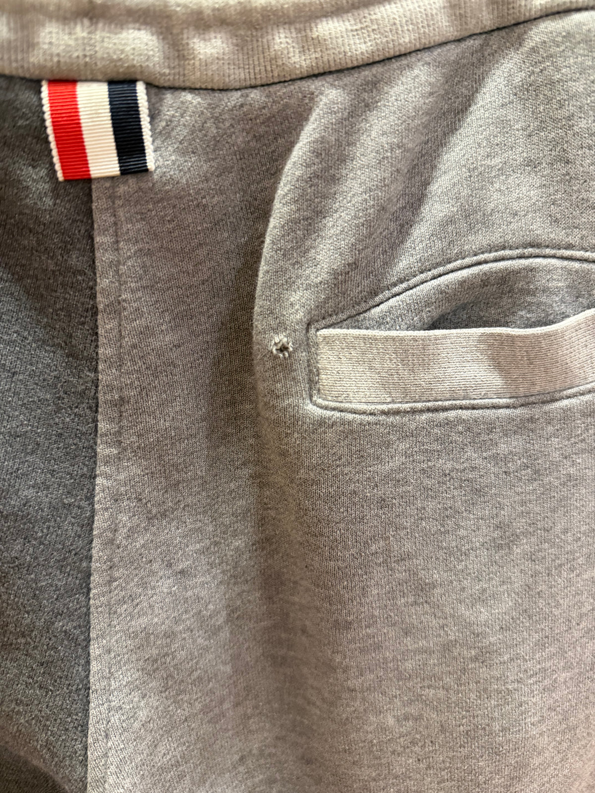 Thom Browne Color Block Sweats - Grey