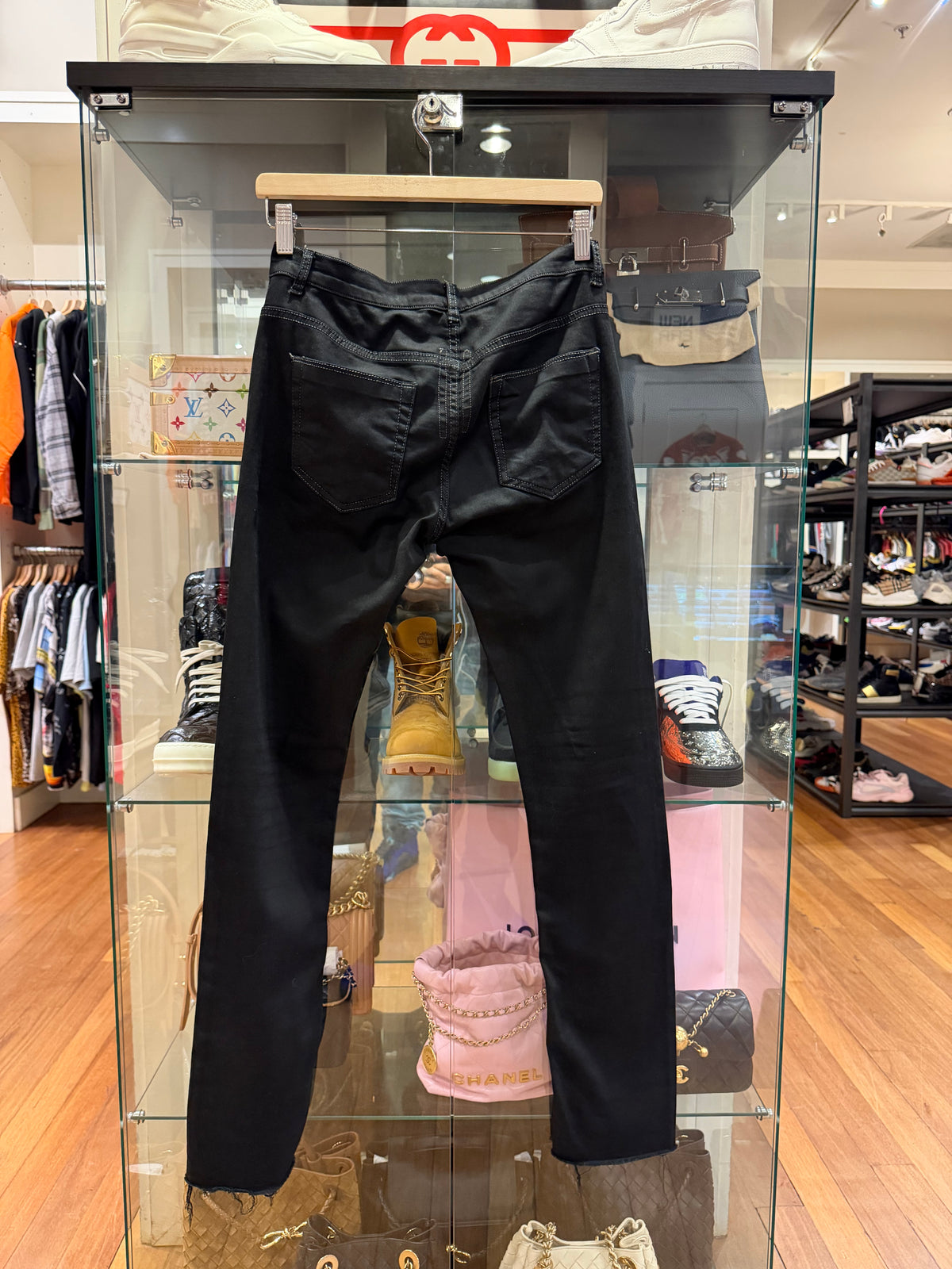 Rick Owens DRKSHDW Detroit
Cut Denim Jeans - Black