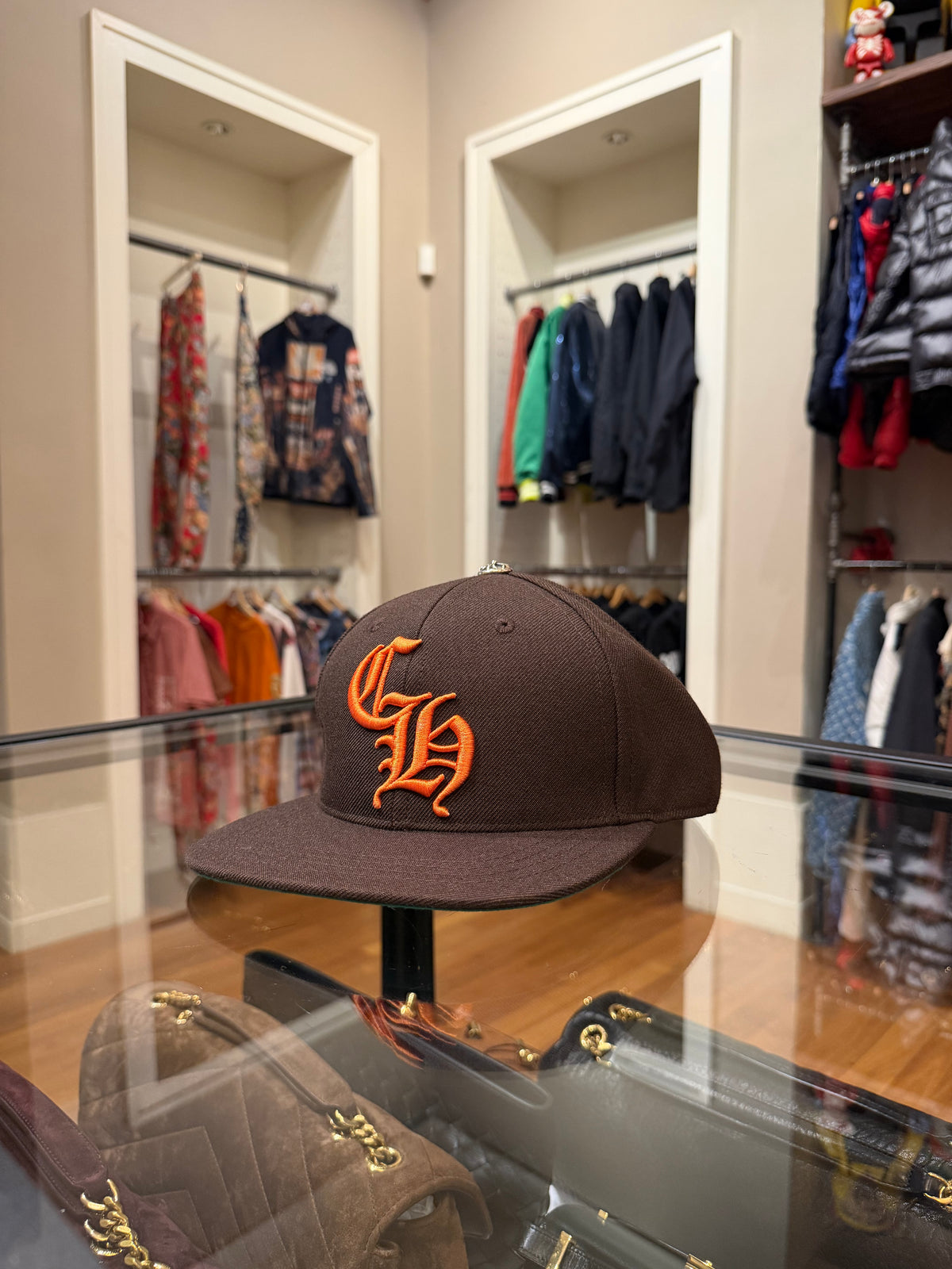 Chrome Hearts CH Baseball Cap - Brown