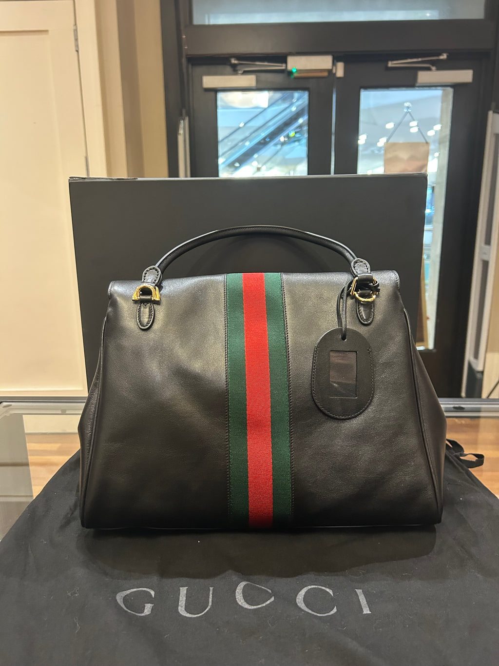Gucci Paparazzo Medium Top Handle Bag