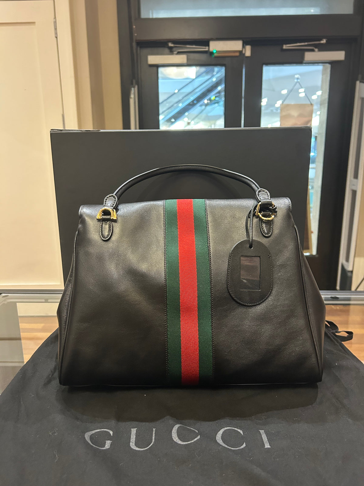 Gucci Paparazzo Medium Top Handle Bag