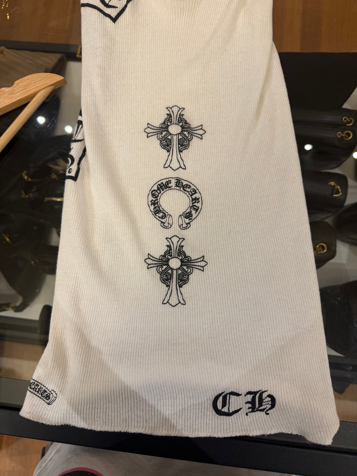 Chrome Hearts Tank Top Logo T Bar Tank Top - White