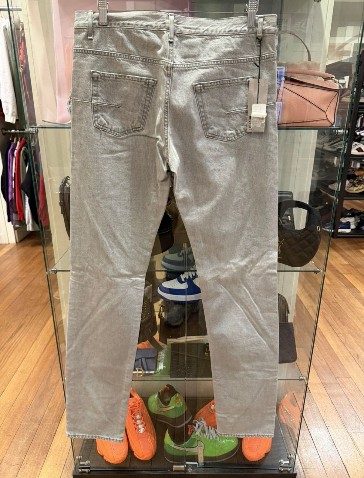 SS09 Dior Homme by KVA Grey Denim Jeans