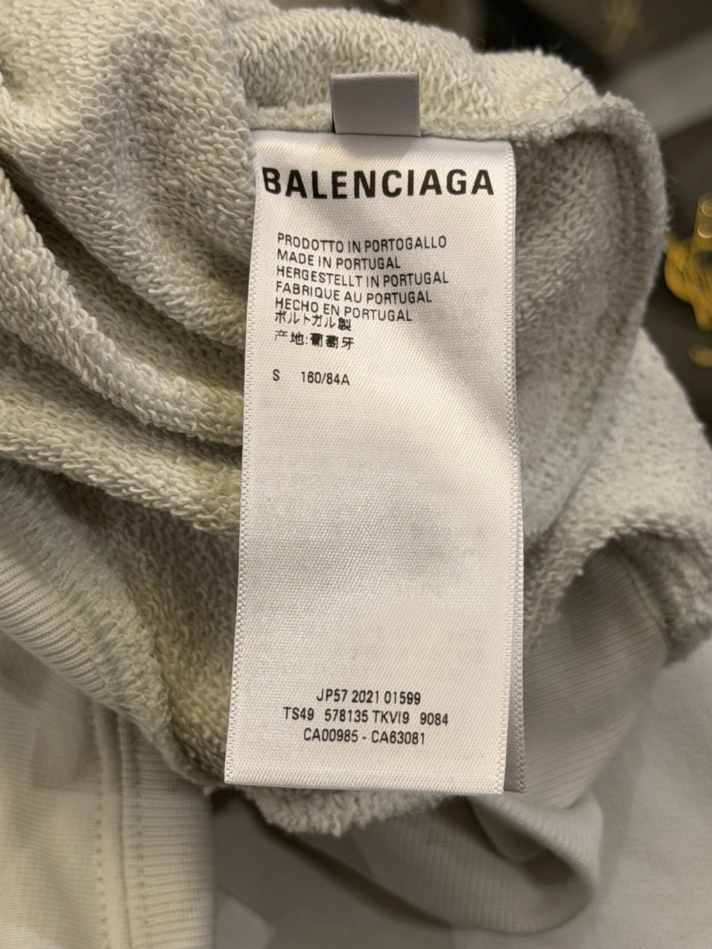 Balenciaga Campaign Hoodie - Cream