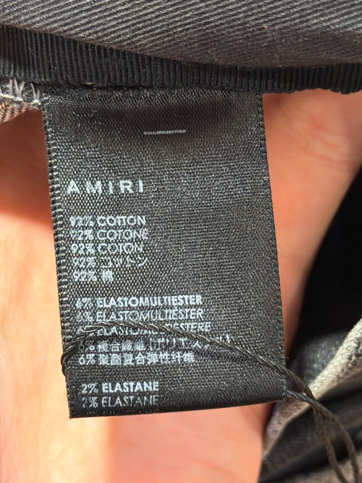 Amiri MX1 Distressed Skinny Jeans