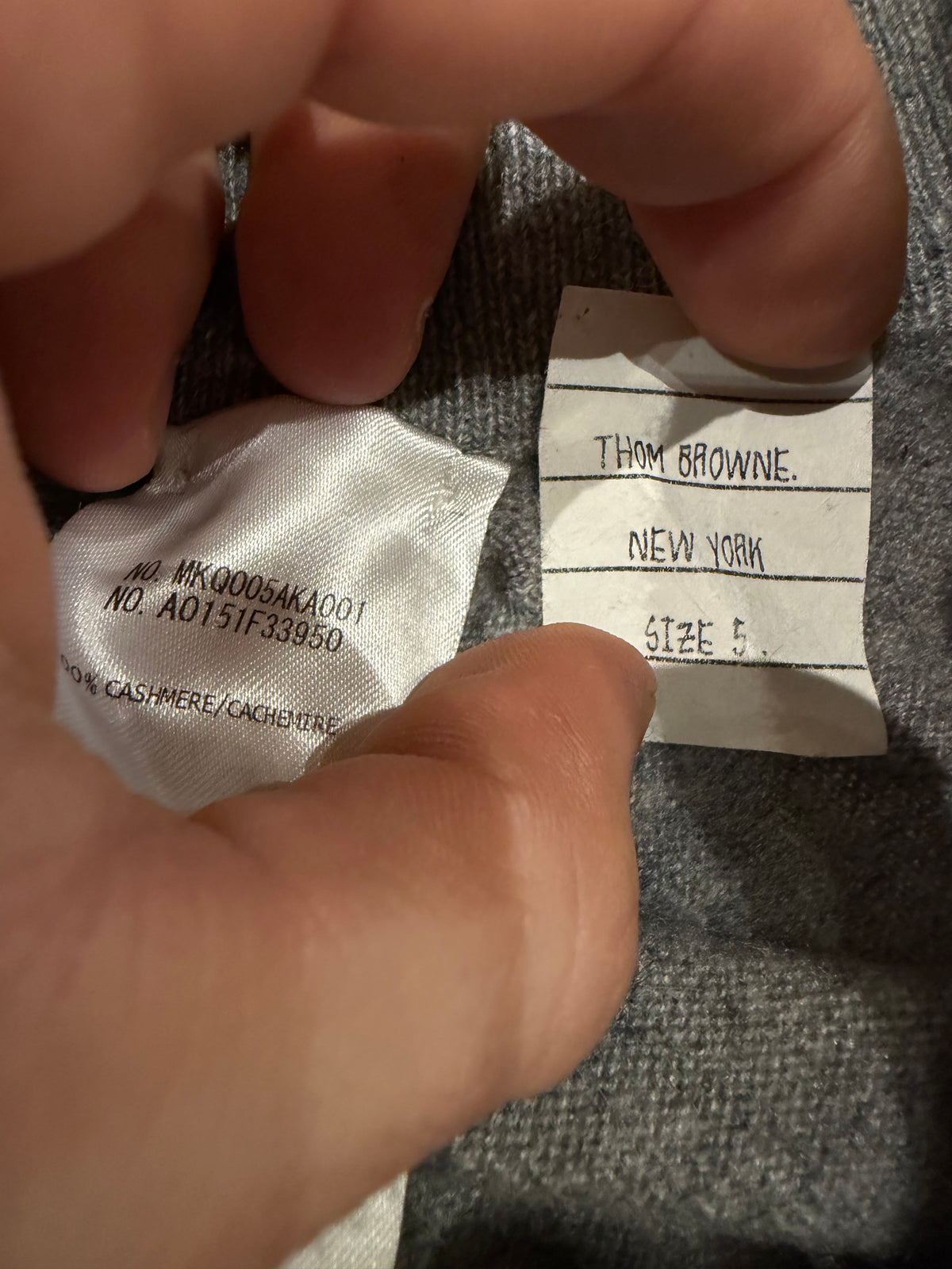 Thom Browne Cashmere Joggers