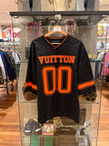 Louis Vuitton Monogram Sporty V-Neck Tee - Black/Orange