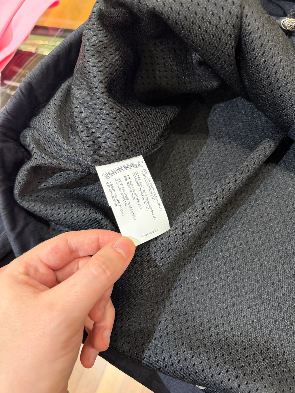 Chrome Hearts ‘Riggins’ Monogram Button Up Windbreaker Jacket - Black