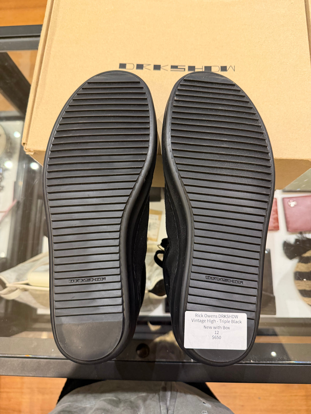 Rick Owens DRKSHDW Vintage High - Triple Black