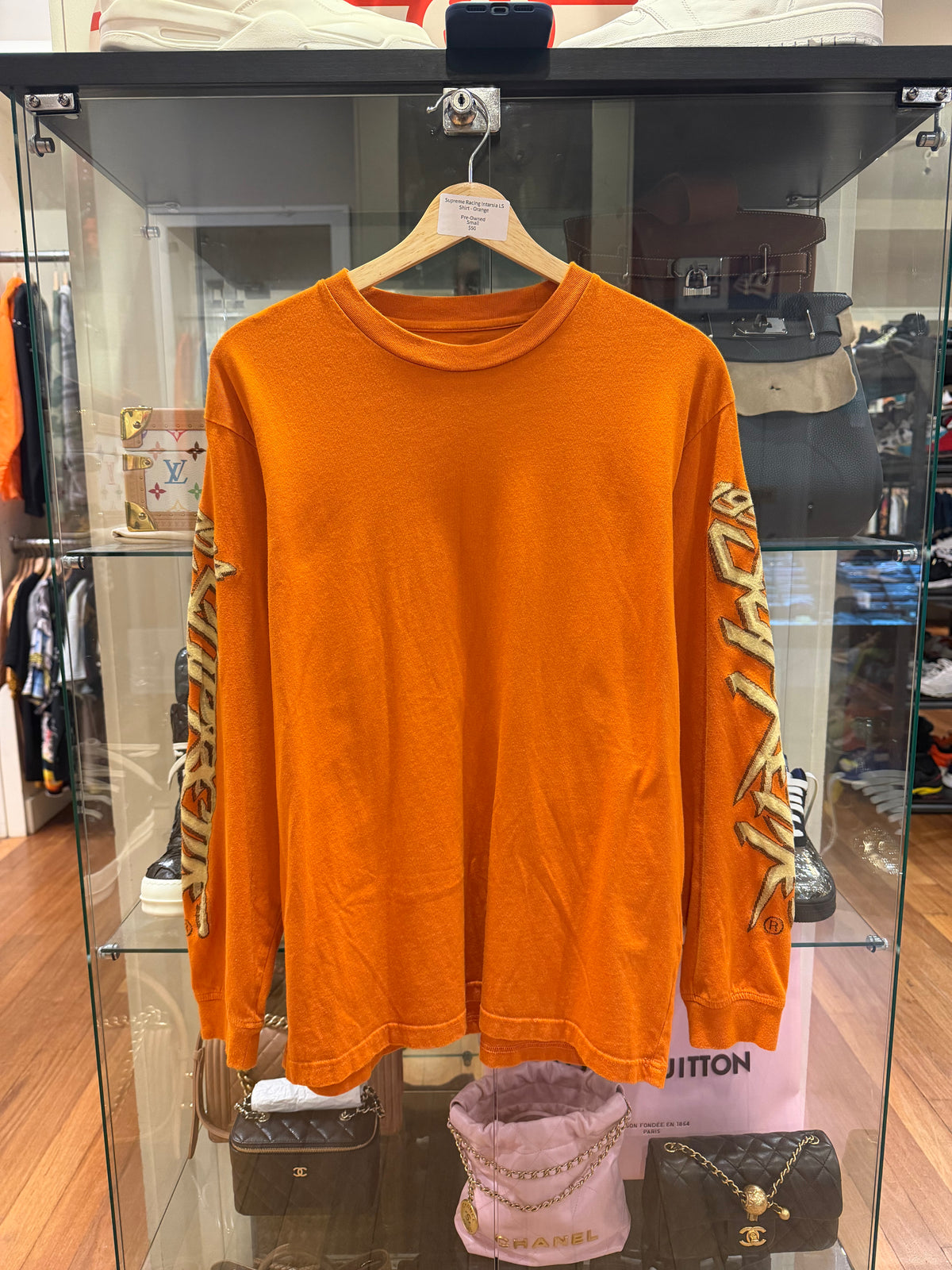 Supreme Racing Intarsia LS Shirt - Orange
