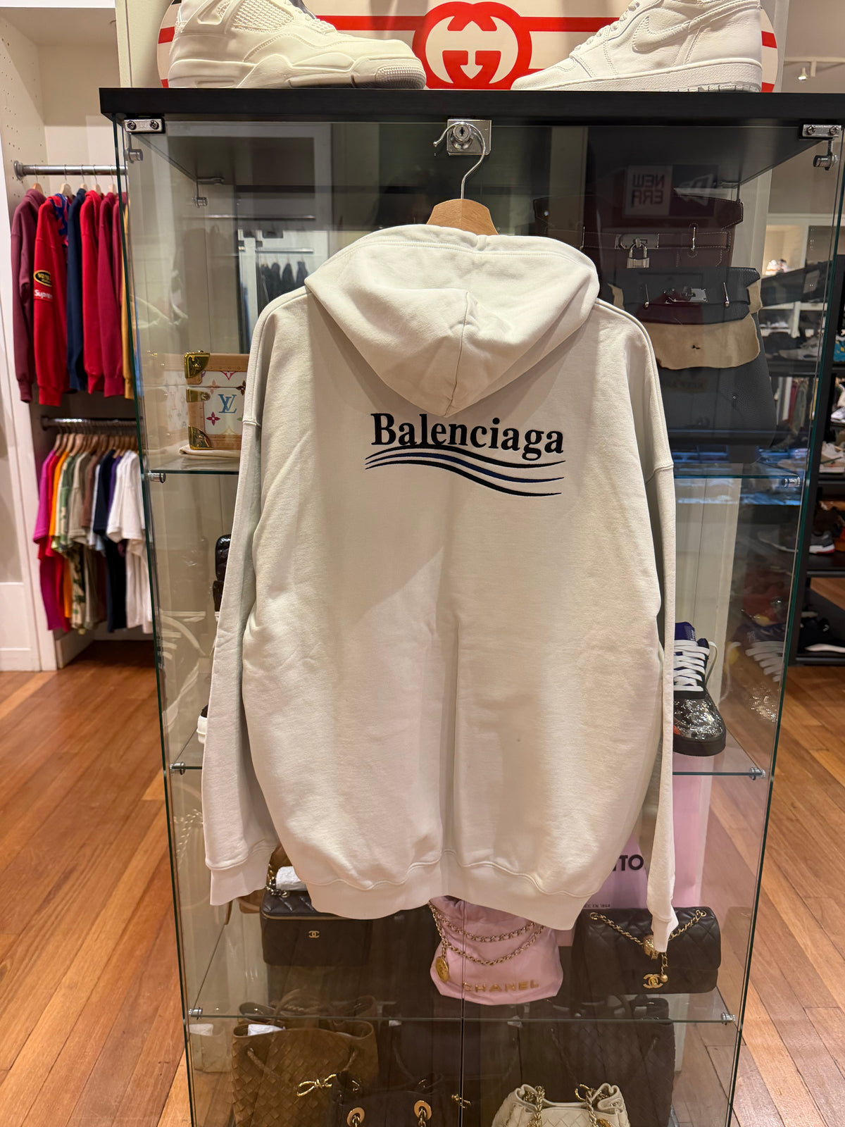 Balenciaga Campaign Hoodie - Cream