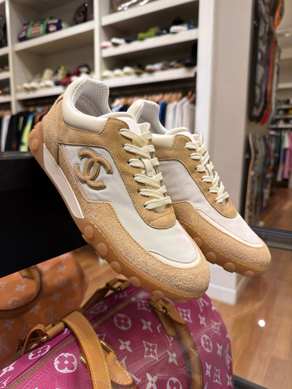 Chanel Calf Skin Trainers