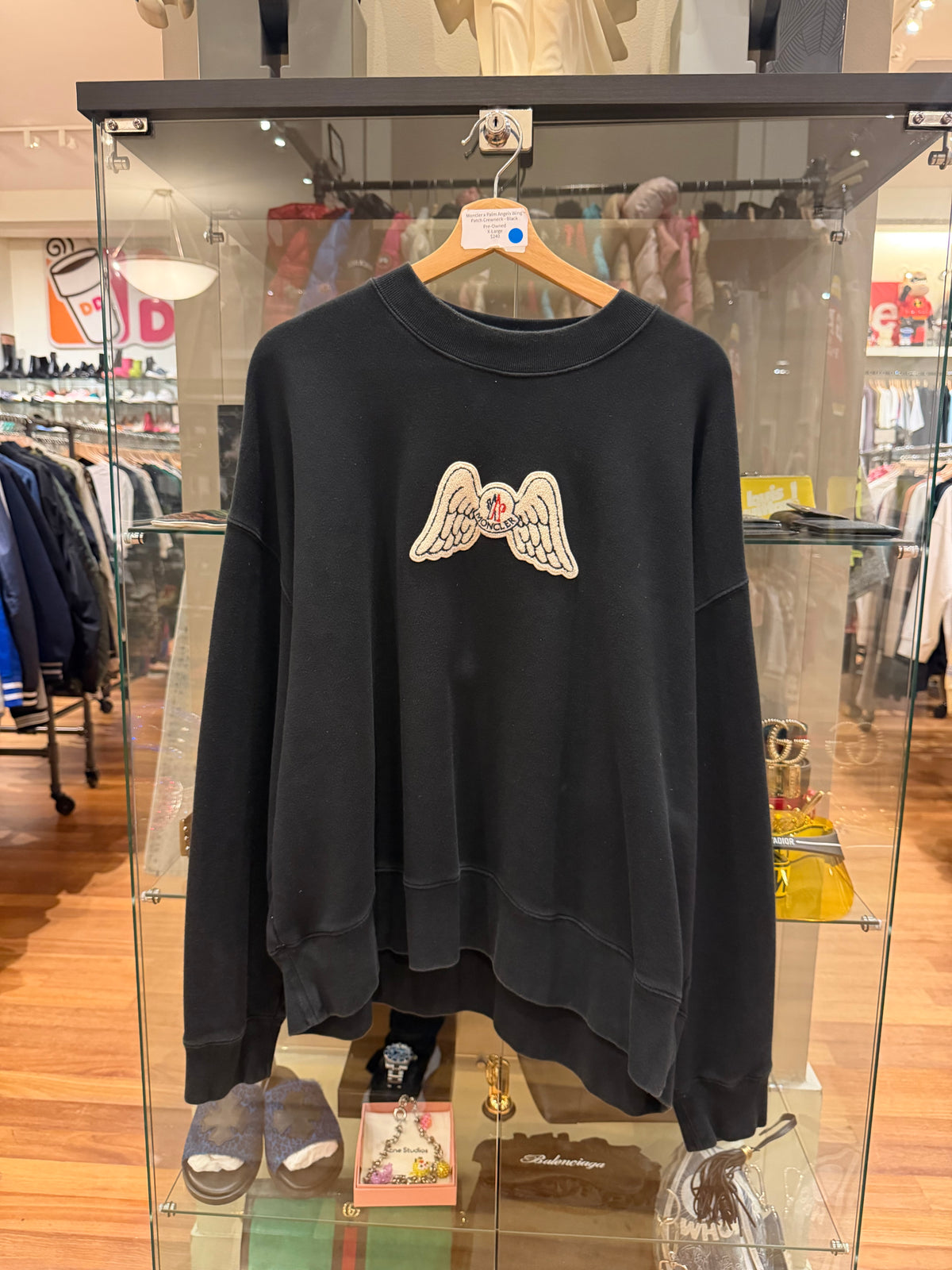 Moncler x Palm Angels Wing Patch Crewneck