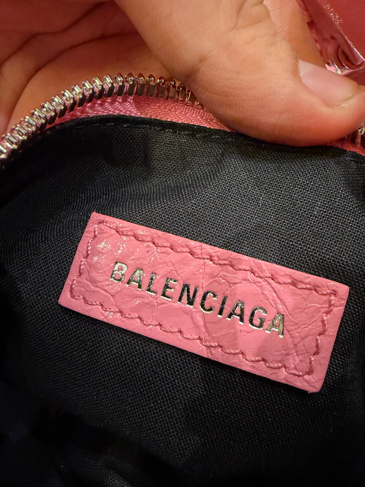 Balenciaga Le Cagole Mini Leather Bag - Pink