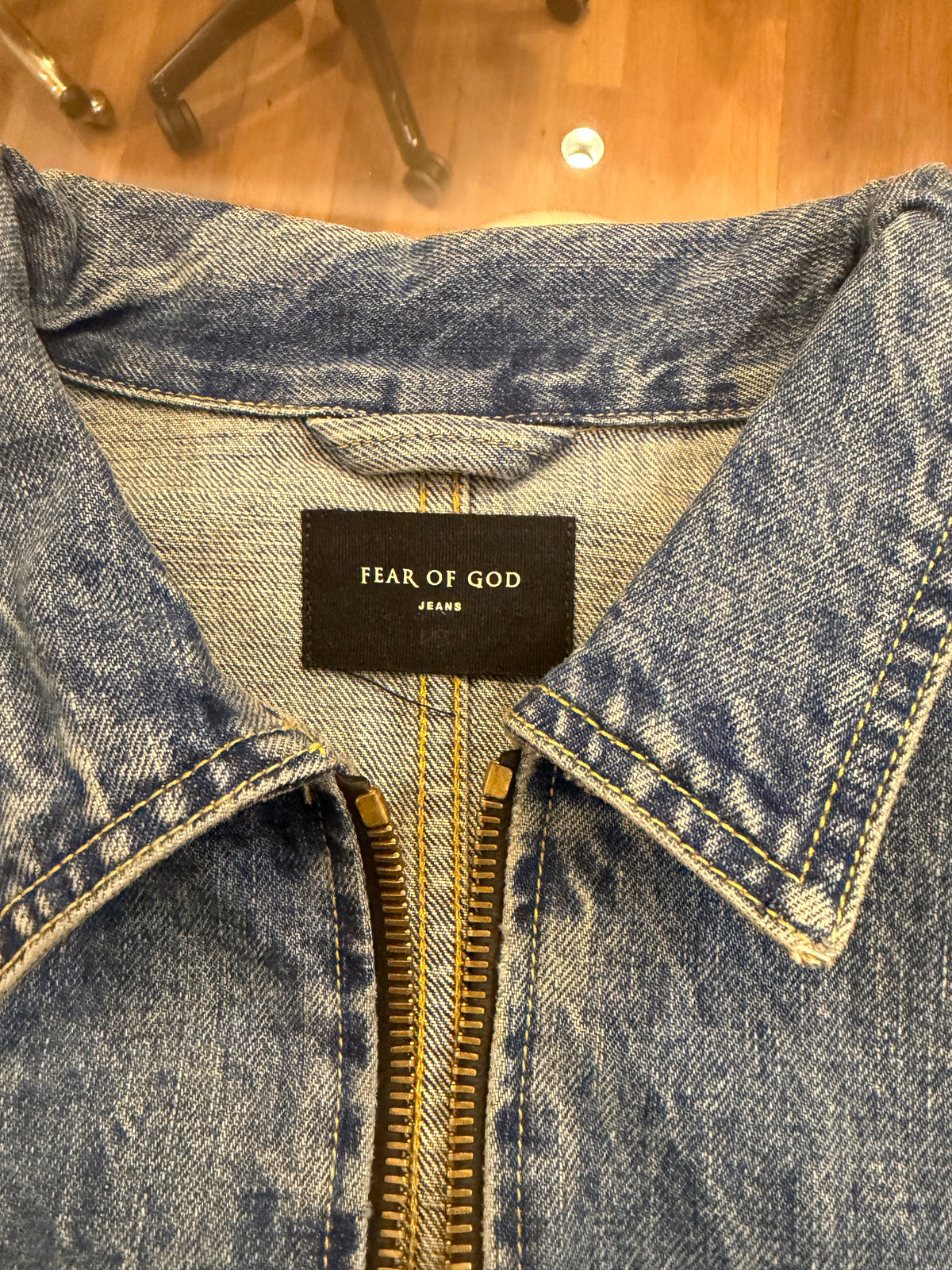 Fear of God Season 5 Splatter
Denim Jacket