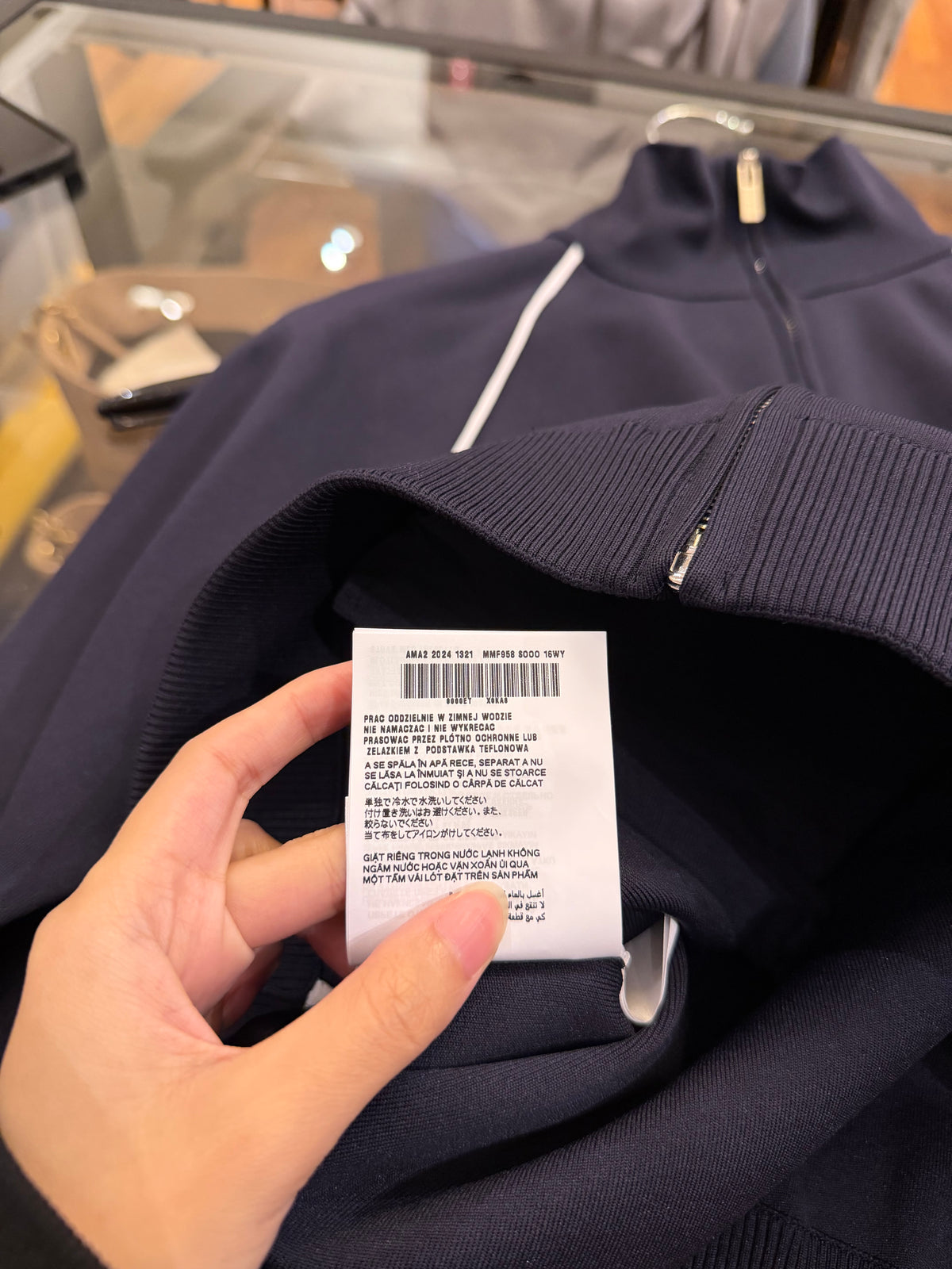 Miu Miu Technical Zip Track
Jacket - Navy (WMNS)