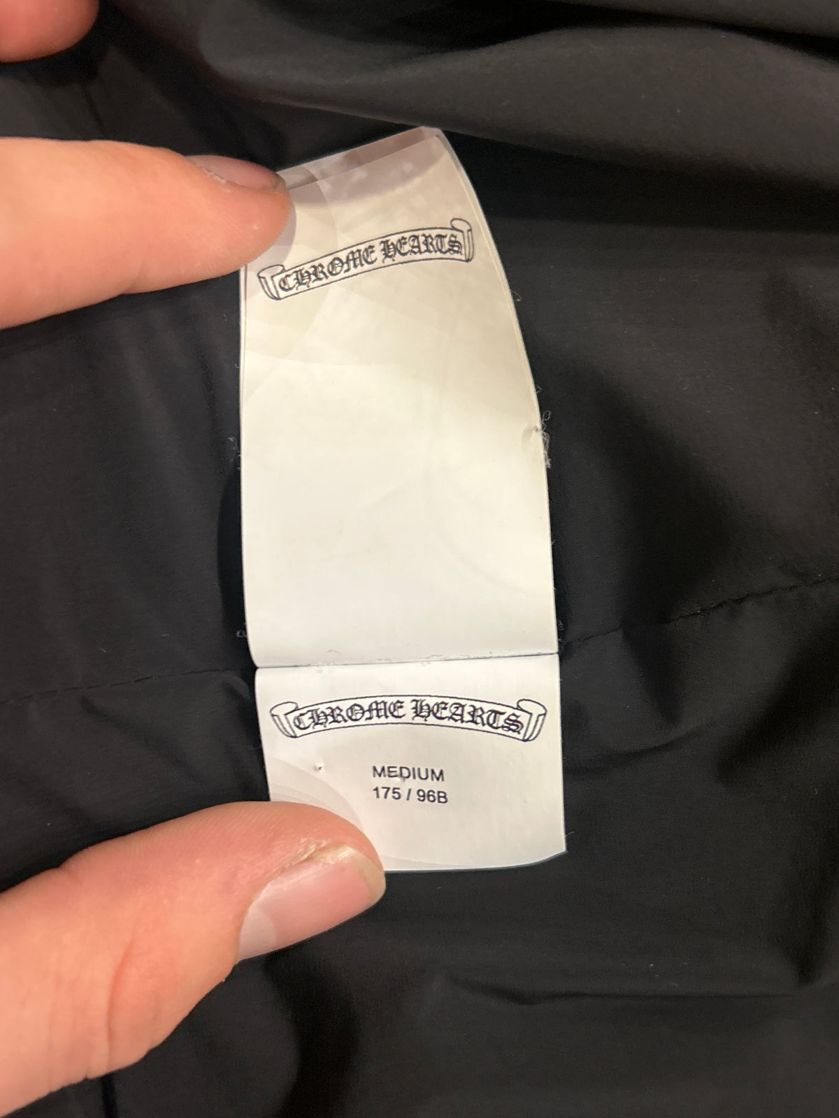 Chrome Hearts Quilted Cross Patch Jacket