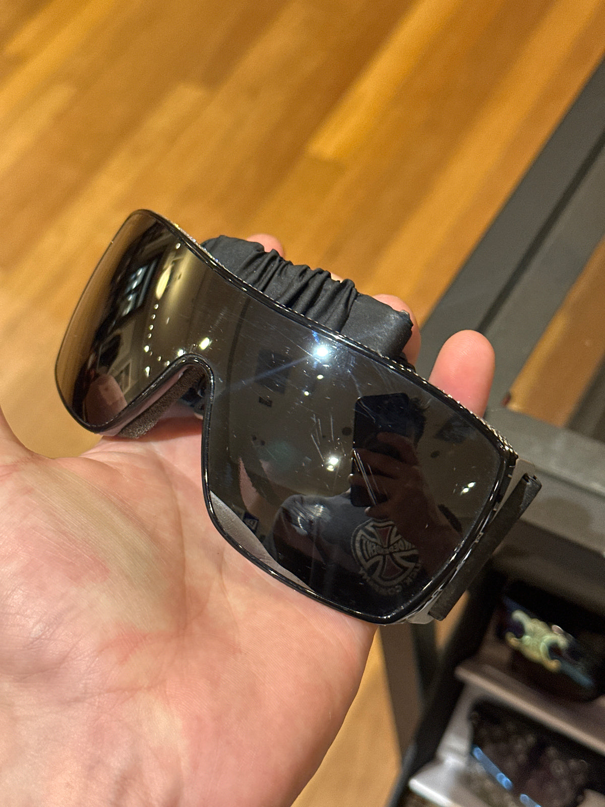 Chanel Crystal Shield Sunglasses