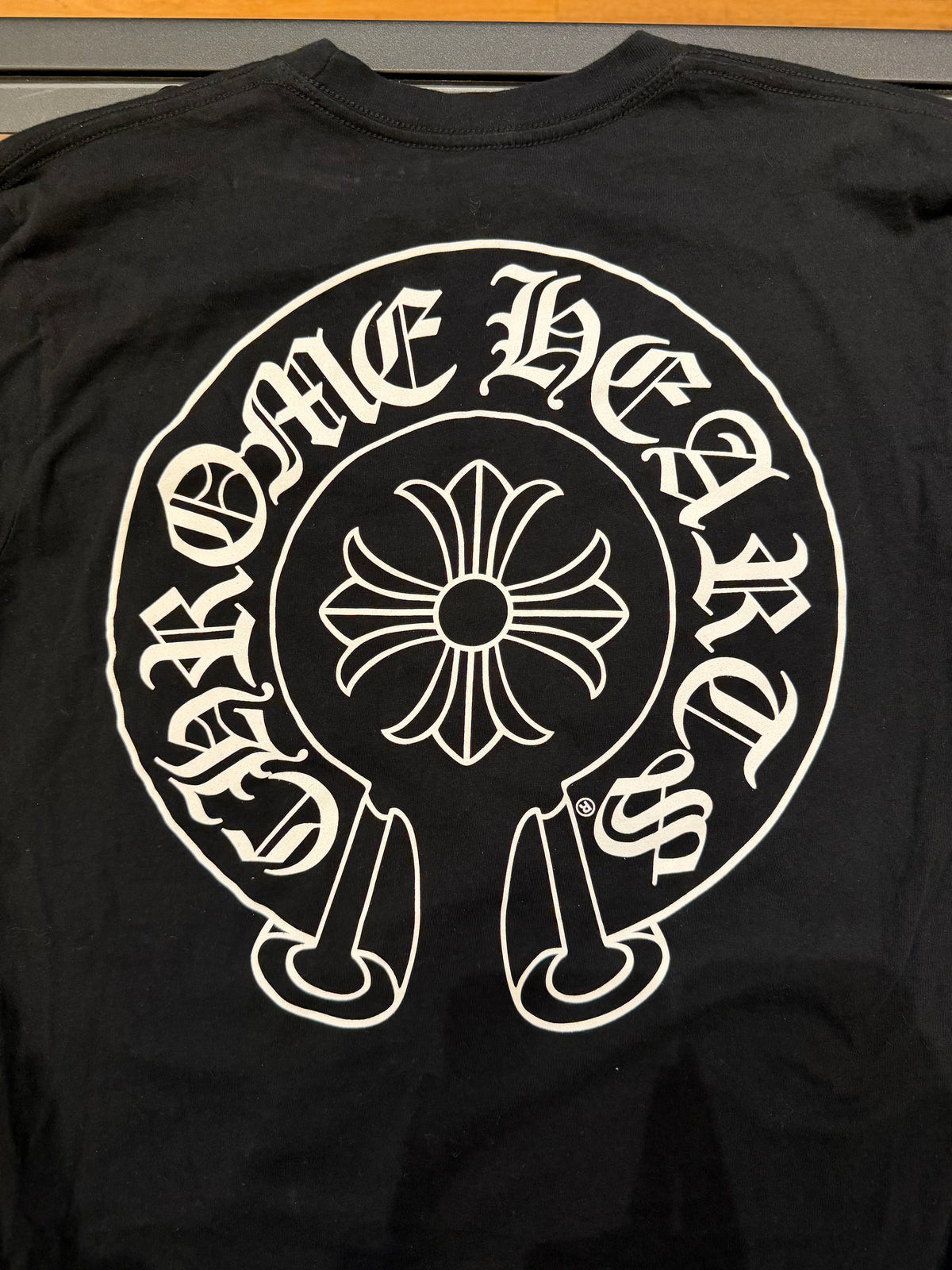 Chrome Hearts New York Floral Horseshoe LS Shirt - Black