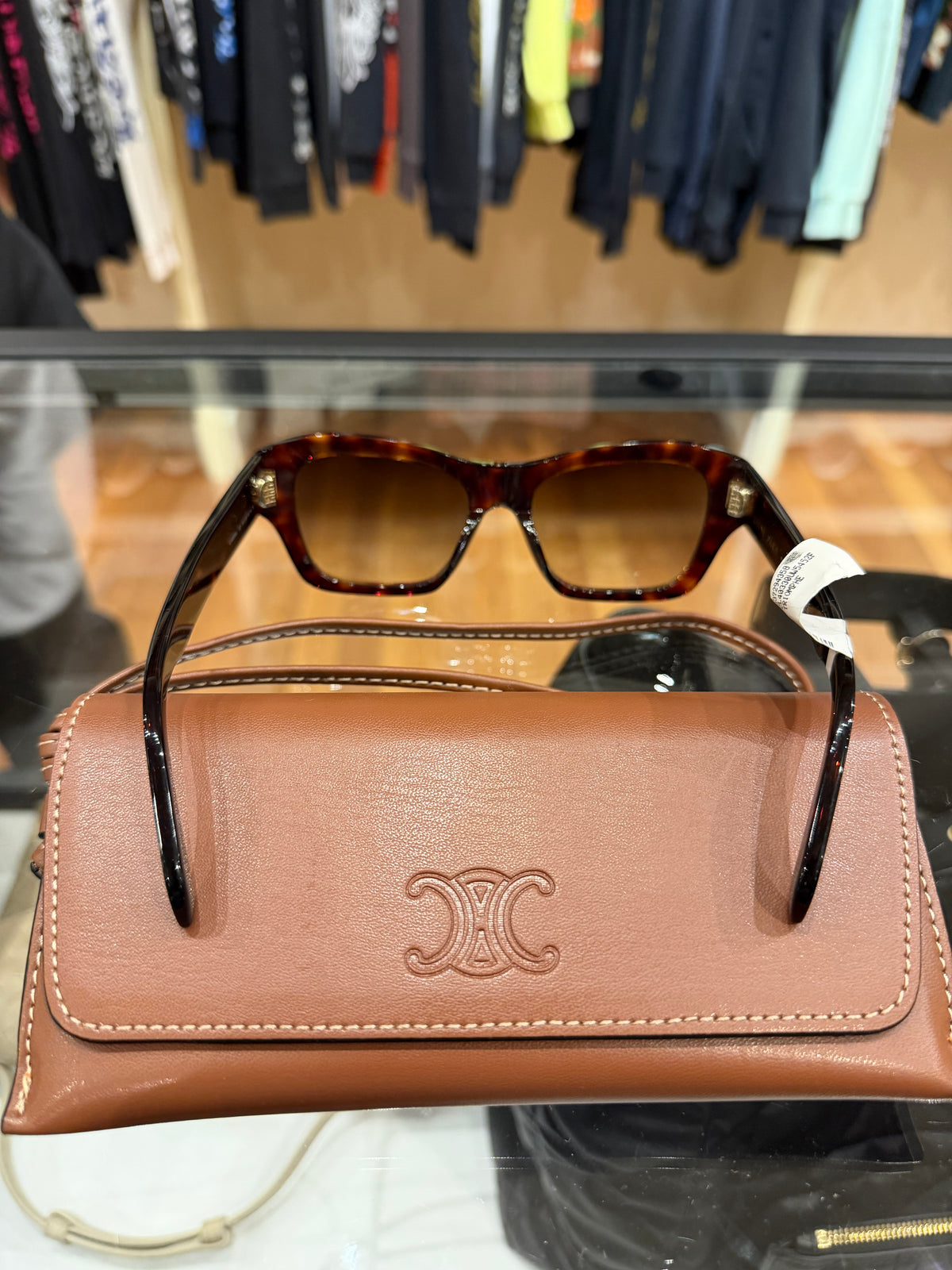 Celine Triomphe 55MM Square Sunglasses