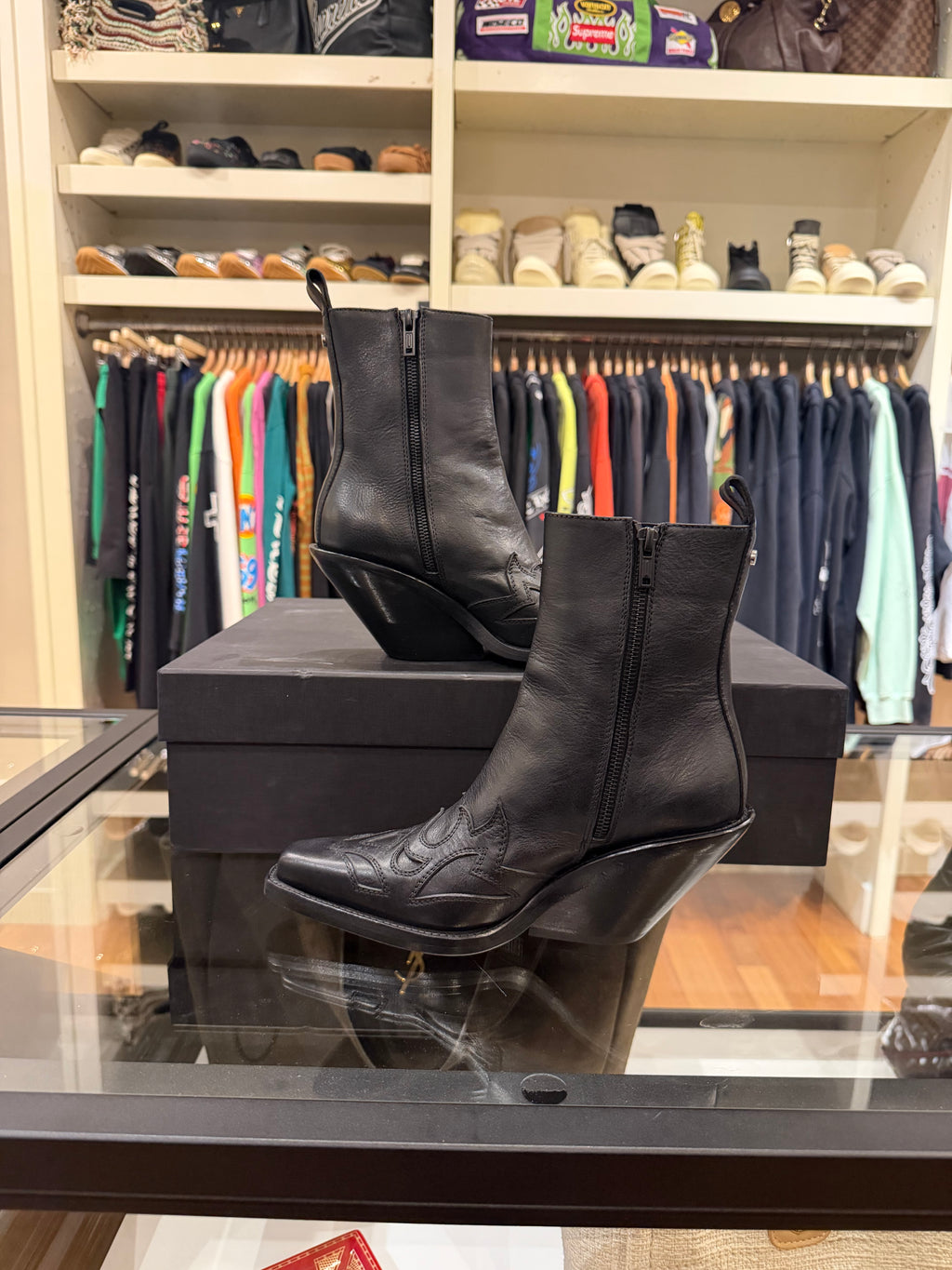 Ann Demeulemeester Heimo Ankle Boots - Black