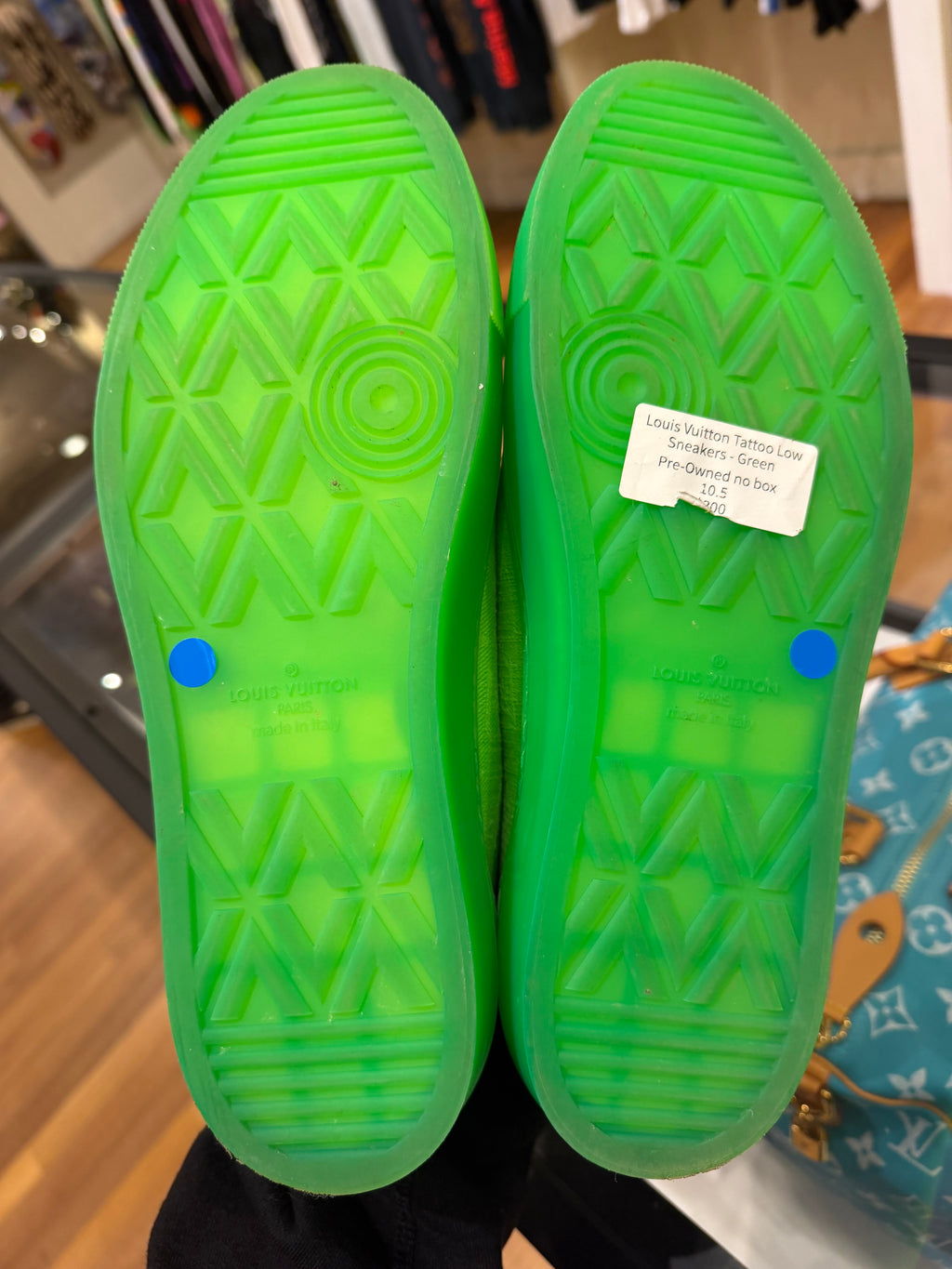Louis Vuitton Tattoo Low Sneakers - Green