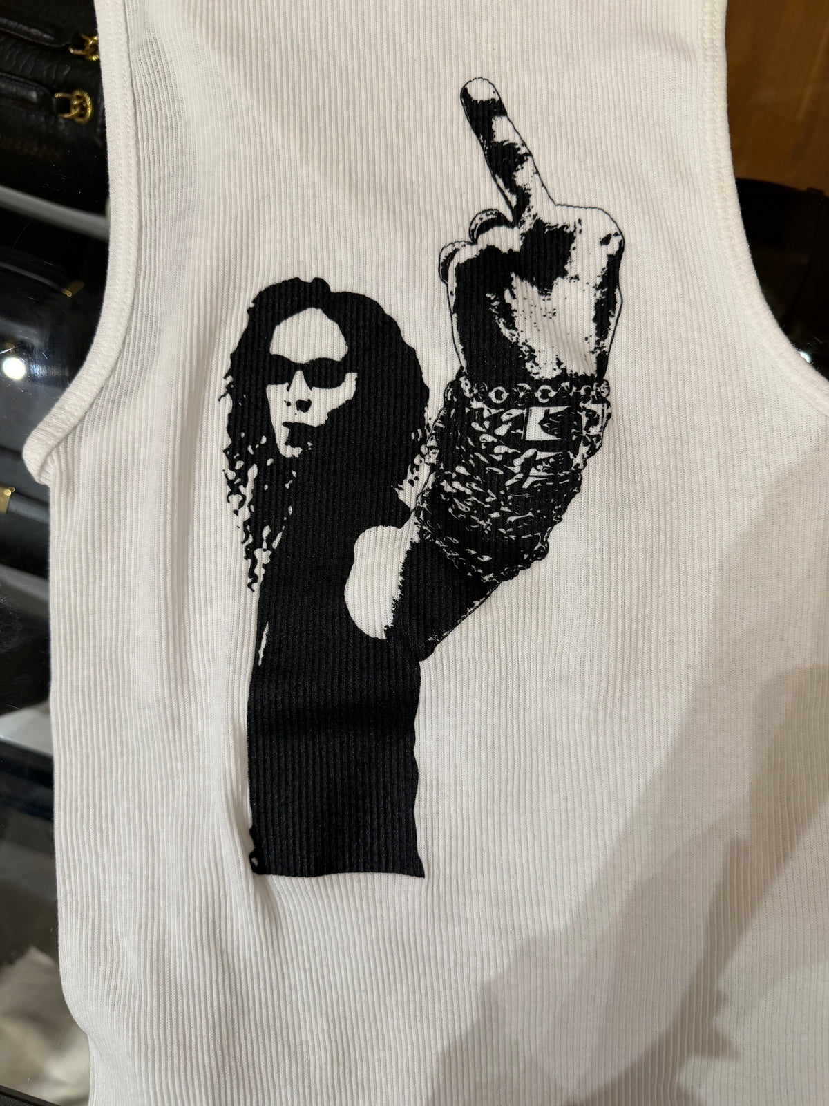 Chrome Hearts Richard Stark Middle Finger Tank Top