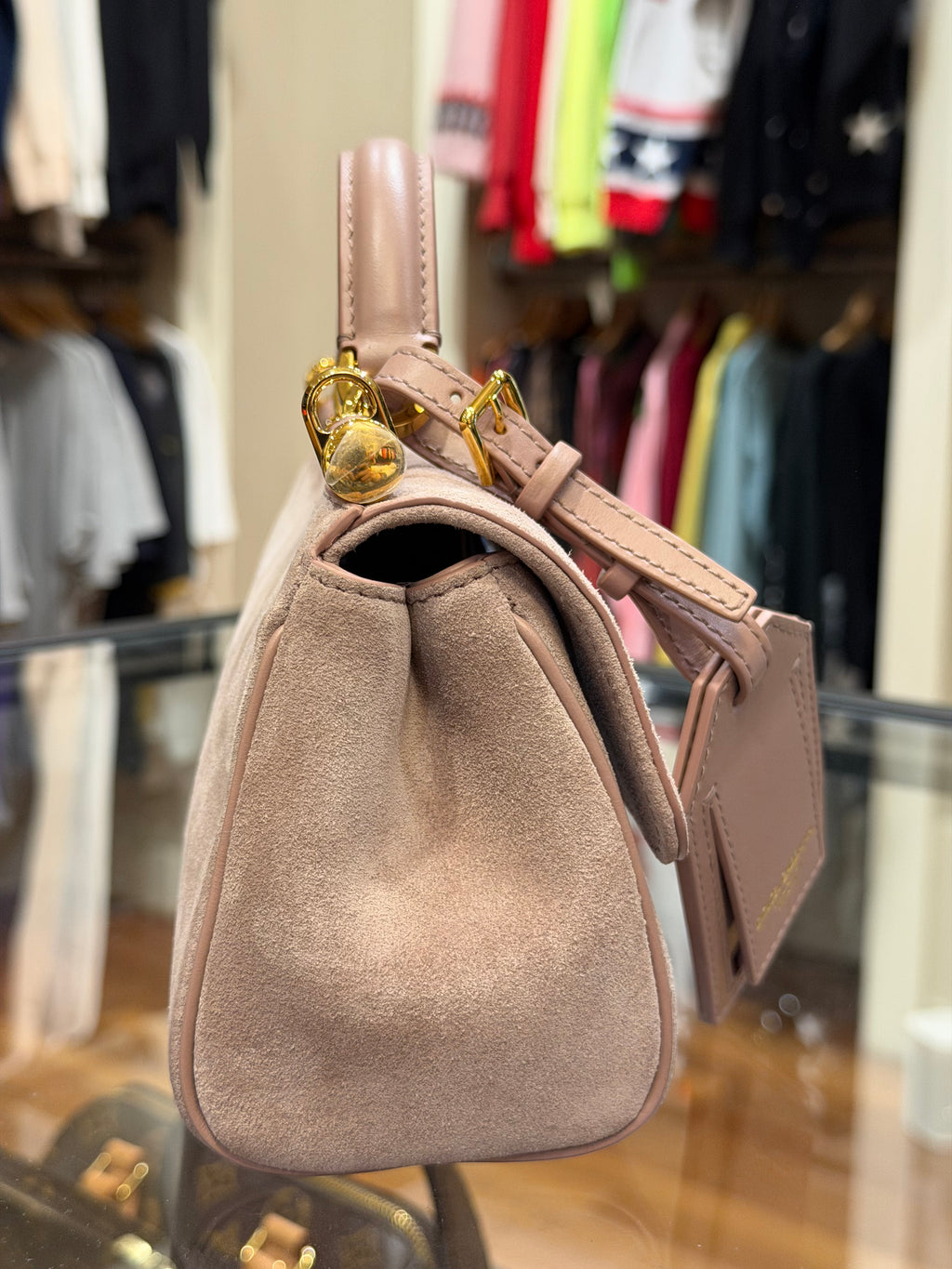 Dolce & Gabbana Mini My Sicily Handbag - Pink Suede